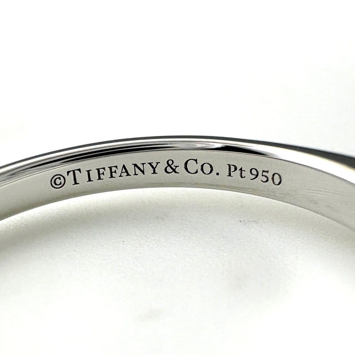 Tiffany Platinum 950 Band Ring (Pre-Owned)