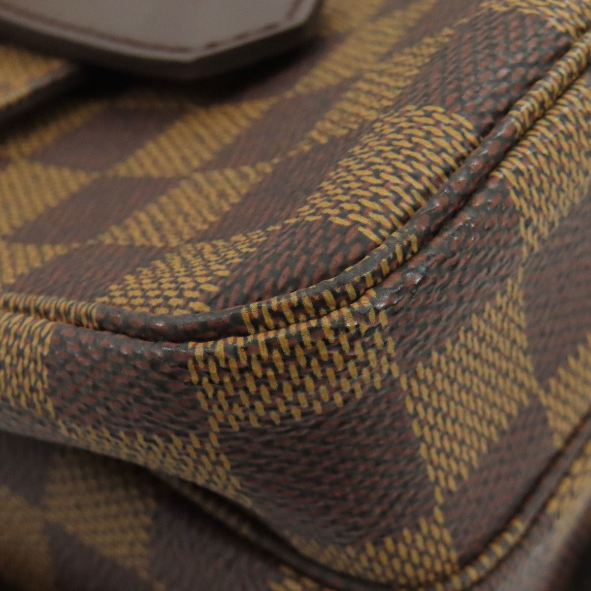 Louis Vuitton Damier Canvas Ebene Damier Canvas Shoulder Bag (Pre-Owned)