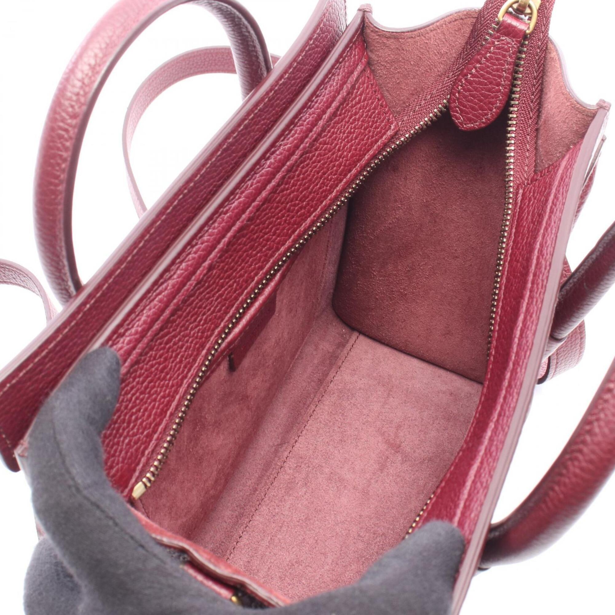 Celine Purple Leather Handbag (Pre-Owned)