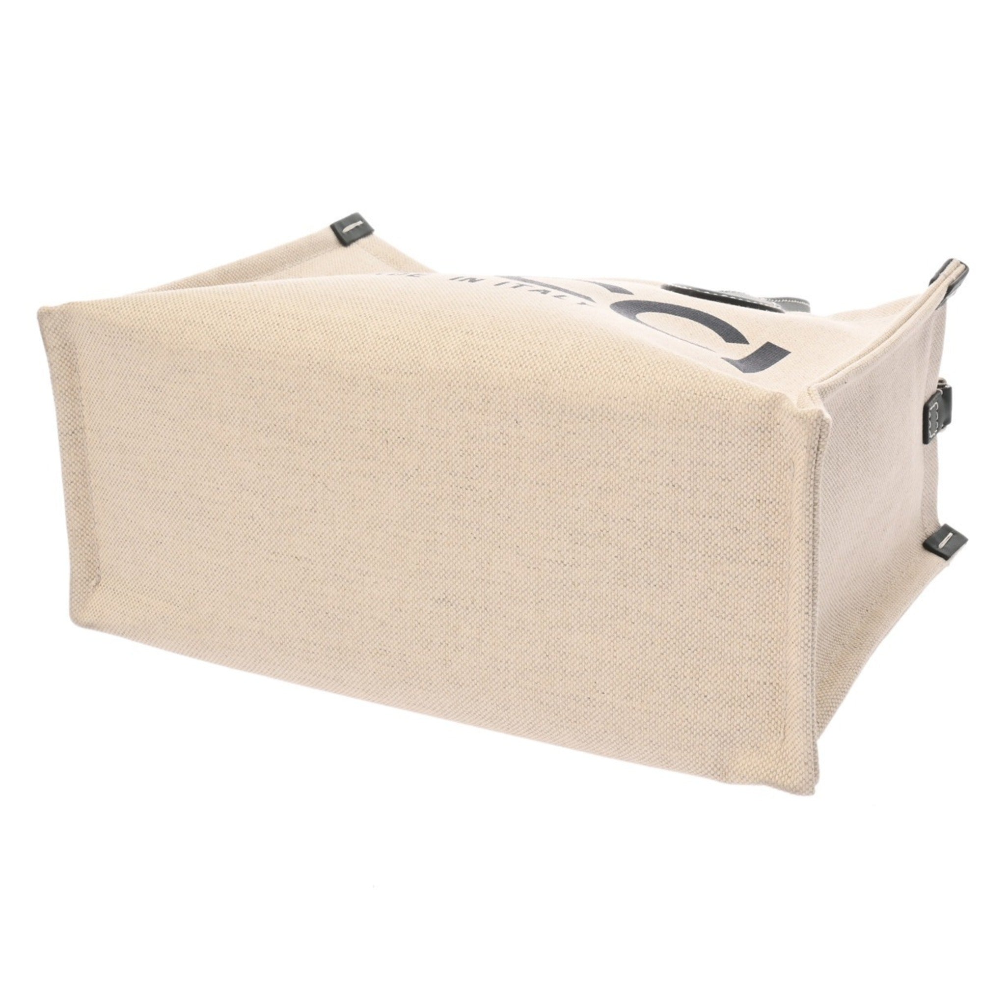 Gucci Beige Canvas Leather Handbag (Pre-Owned)