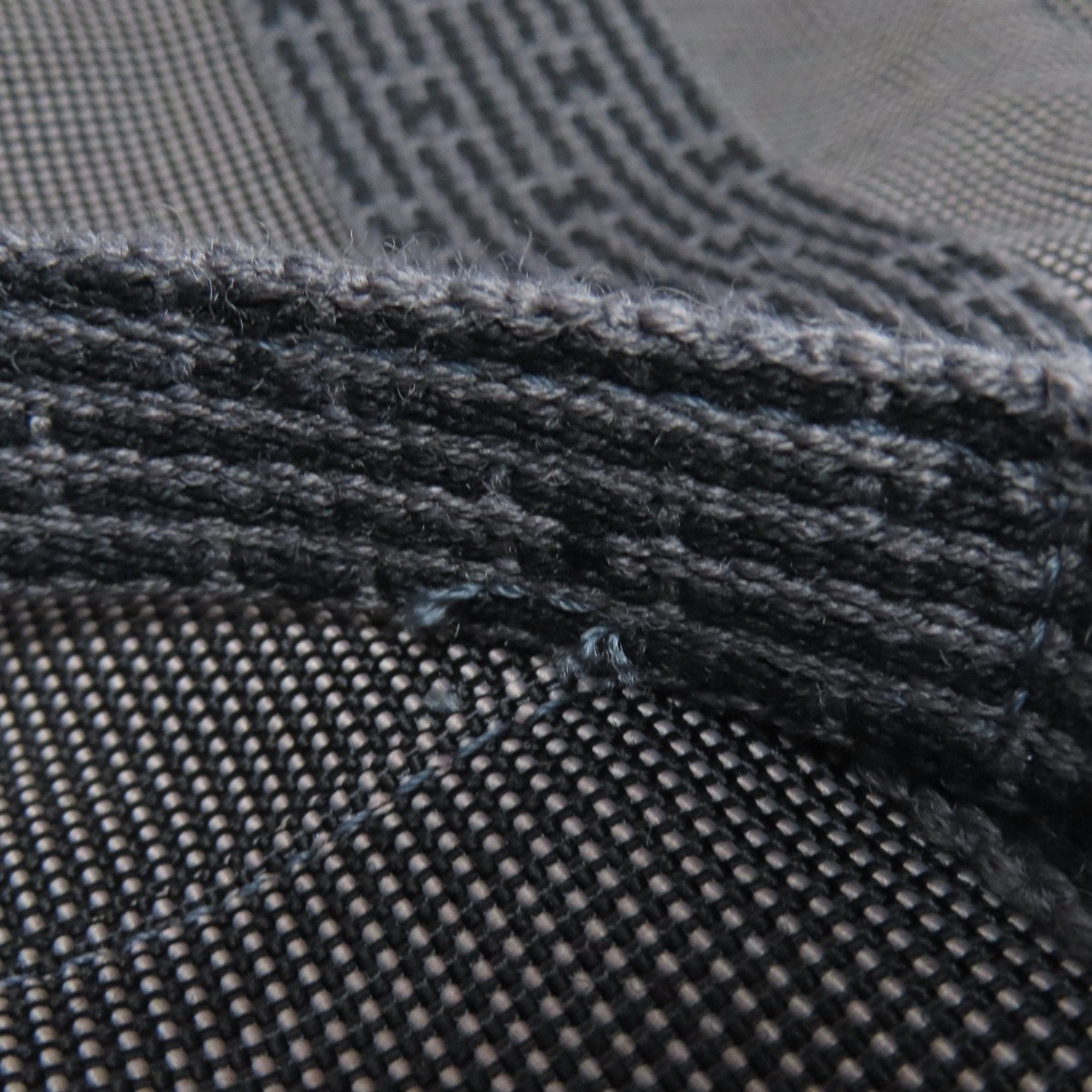 Hermes Her Line Gray Canvas Backpack (Pre-Owned)