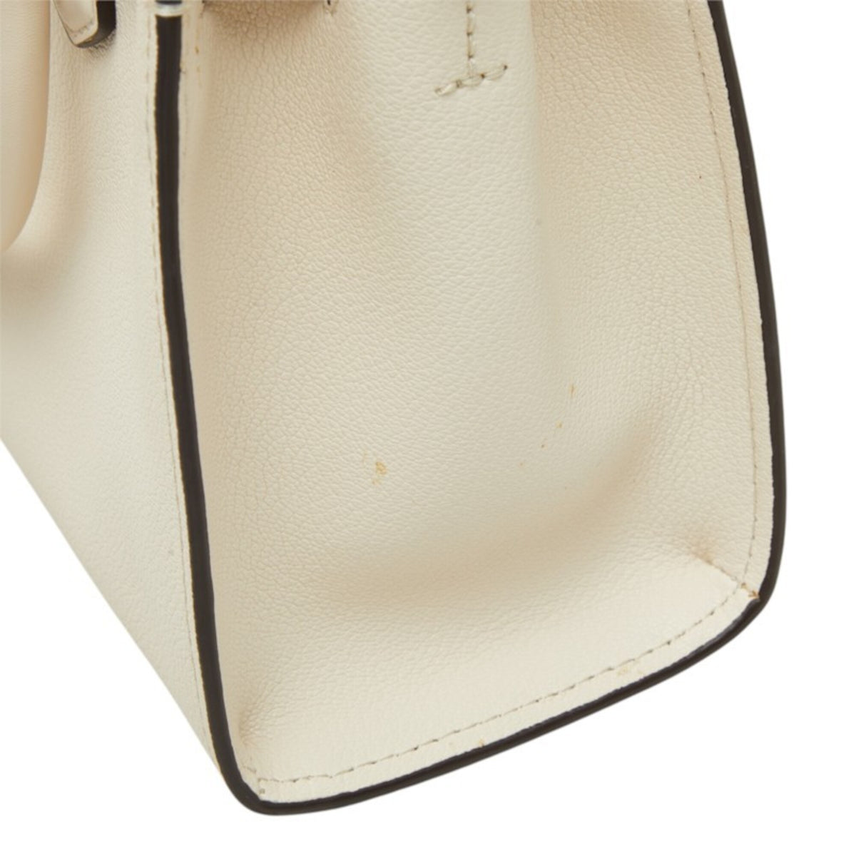Michael Kors Ivory White Leather Handbag Shoulder Bag (Pre-Owned)