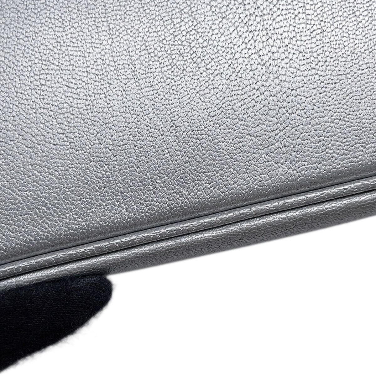 Hermes Argent Chevre Leather Handbag (Pre-Owned)