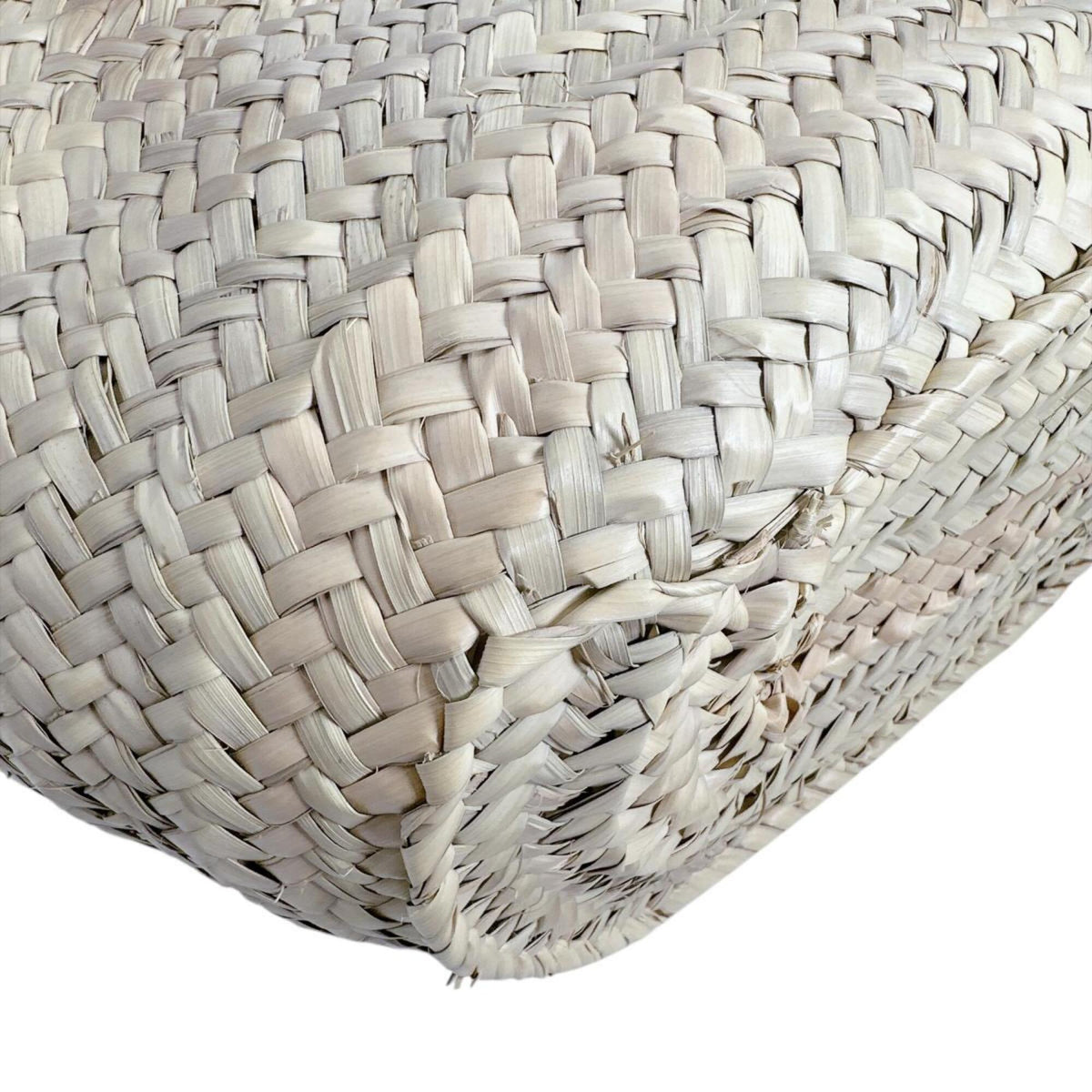 Loewe Beige Raffia Leather Basket Tote Bag (Pre-Owned)