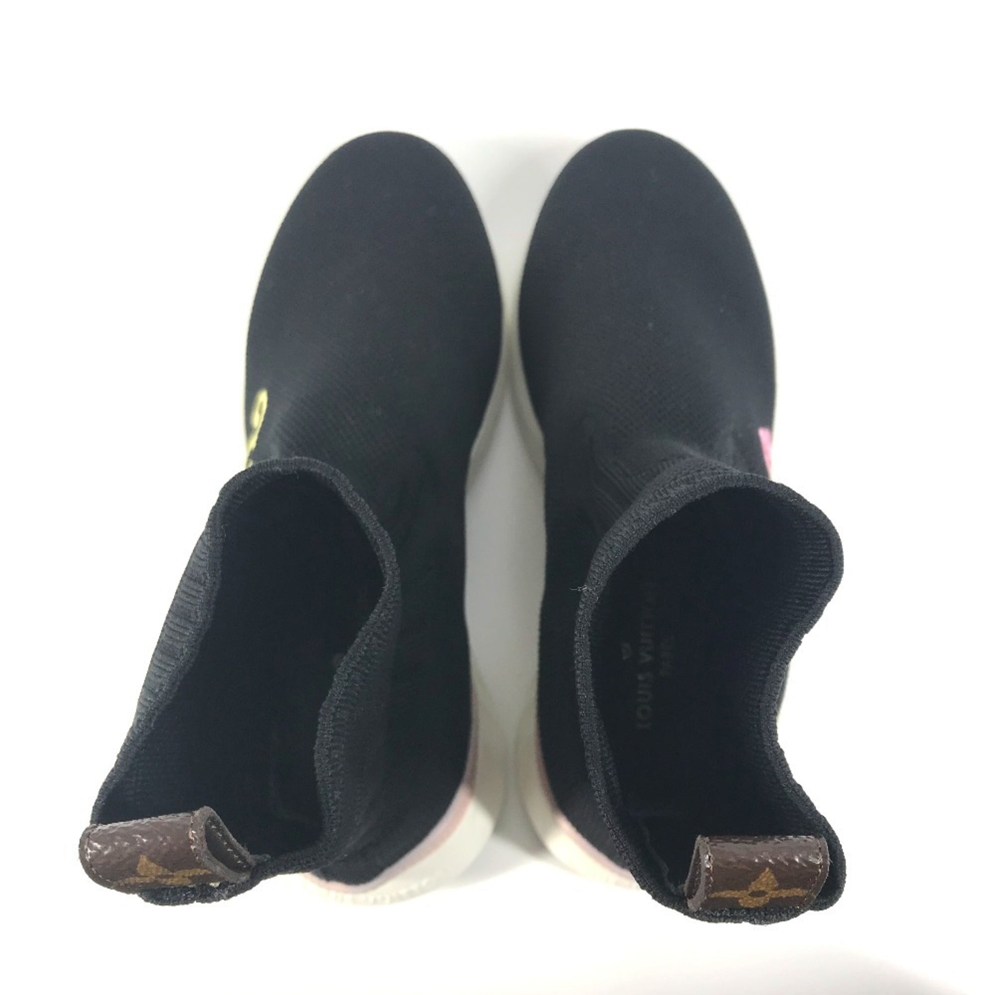 Louis Vuitton Black Multi-Color Sneakers (Pre-Owned)
