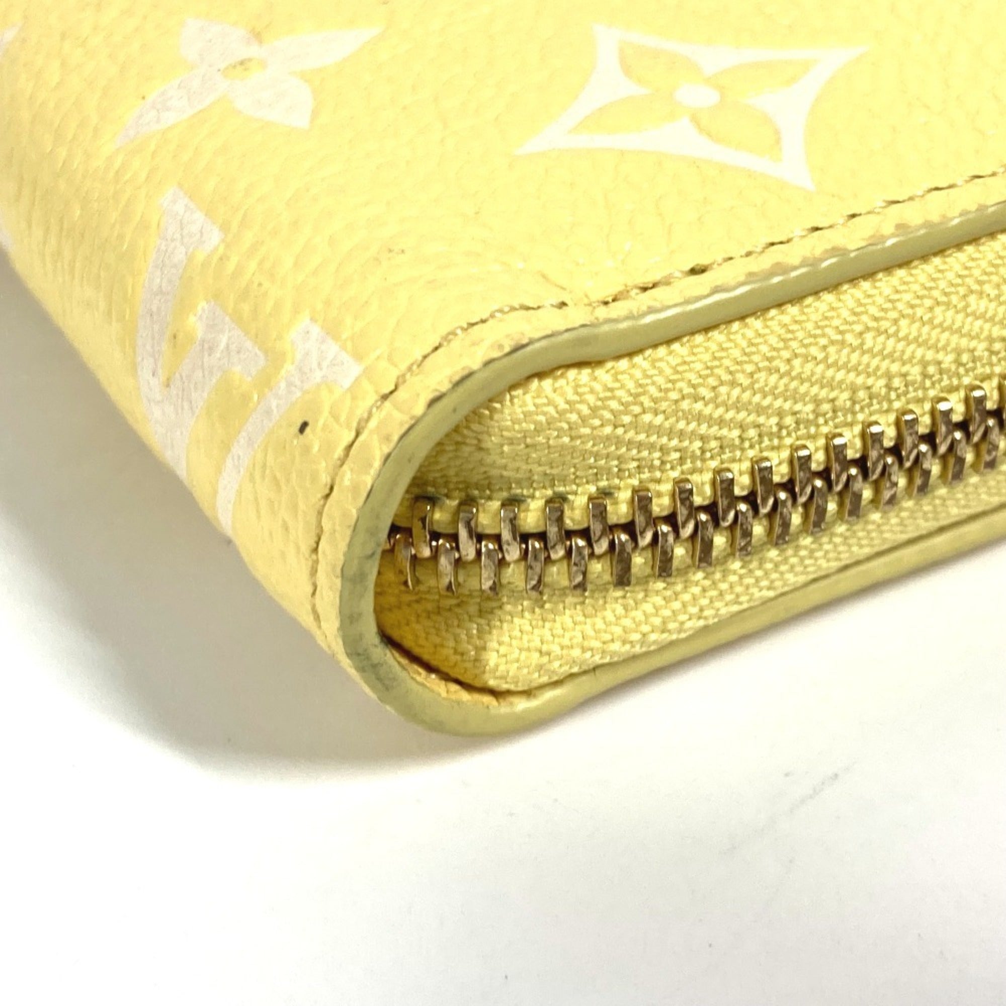 Louis Vuitton Yellow Monogram Empreinte Long Wallet (Bi-Fold) (Pre-Owned)