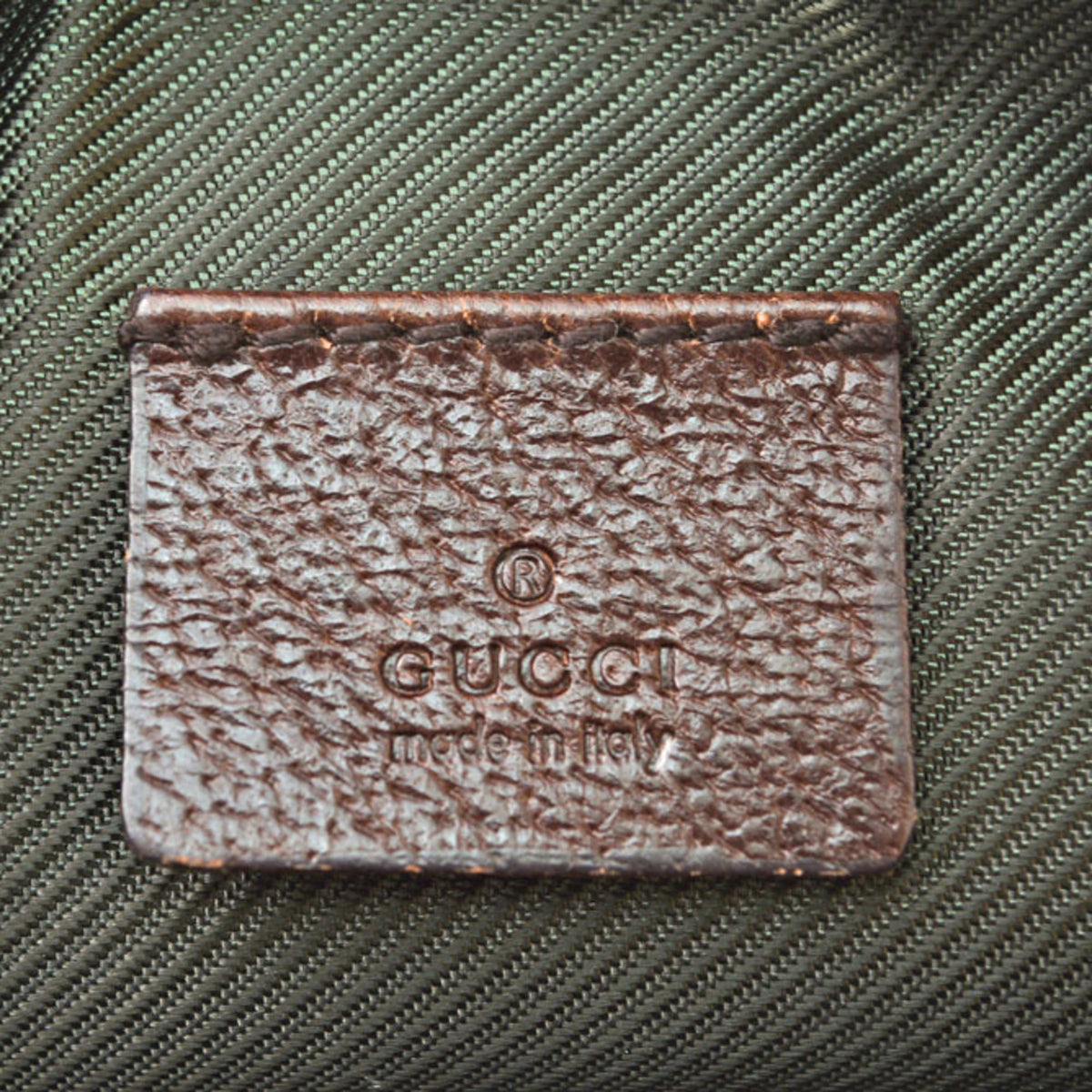 Gucci Beige Brown Gg Canvas Pouch (Pre-Owned)