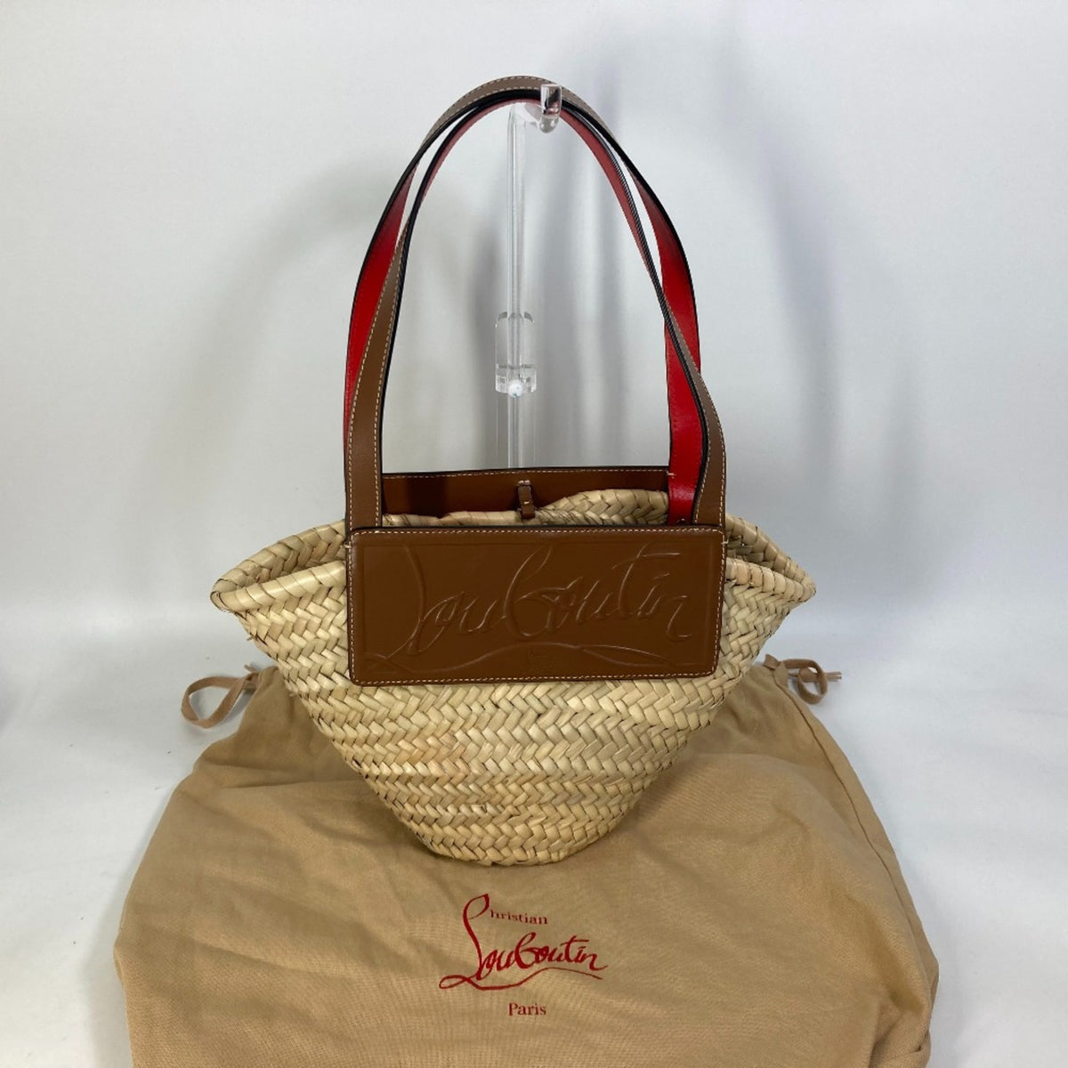 Christian Louboutin Beige Cloth Handbag (Pre-Owned)