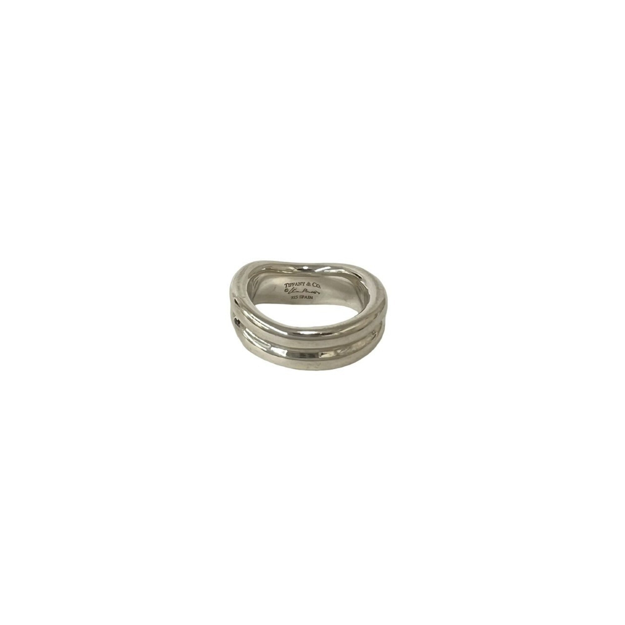 Tiffany Silver Silver 925 Band Ring (Pre-Owned)