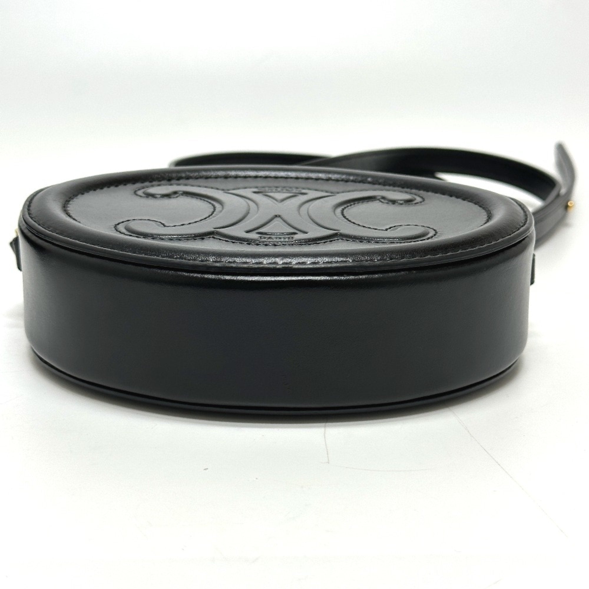 Celine Black Leather Shoulder Bag (Pre-Owned)