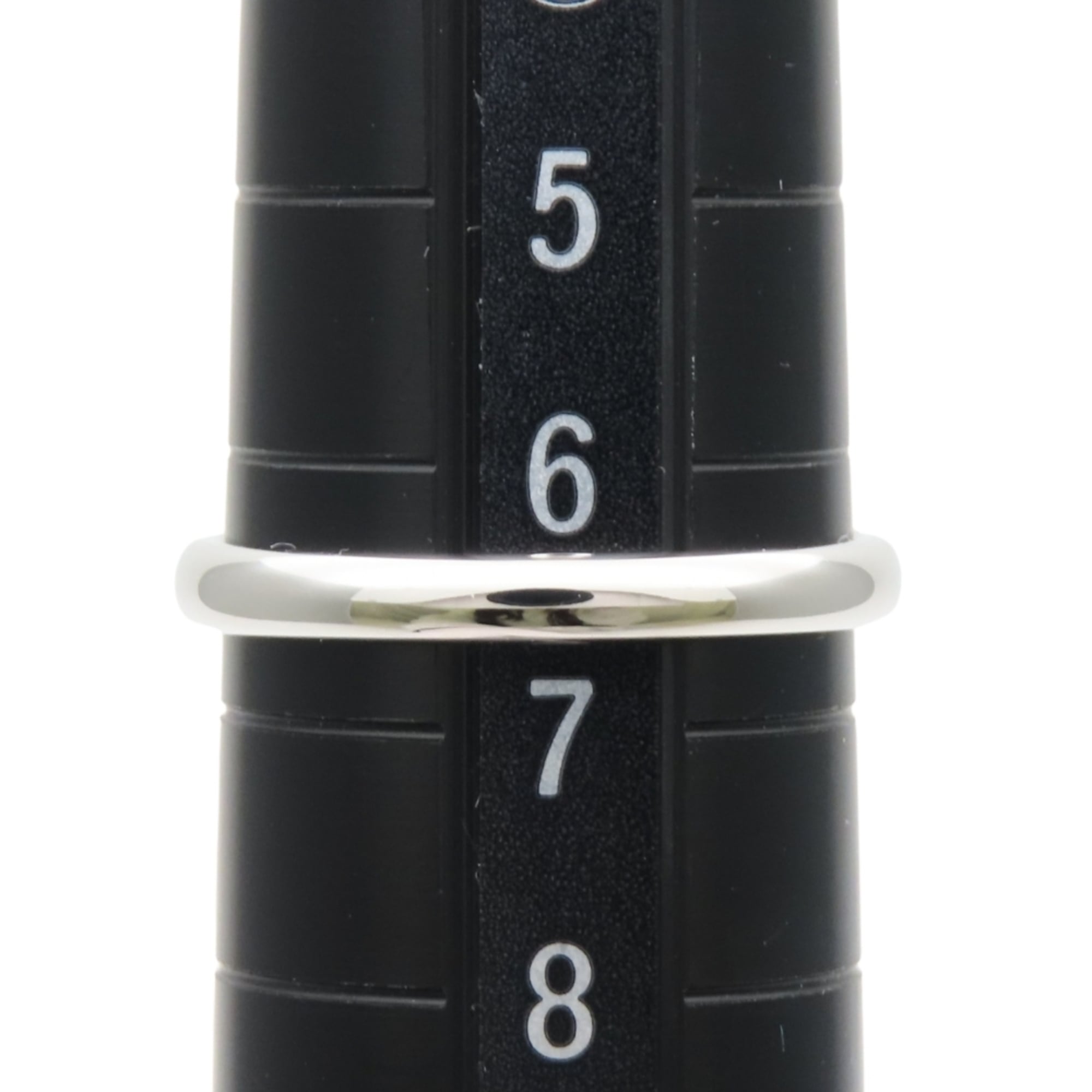 Tiffany Platinum Platinum 950 Band Ring (Pre-Owned)