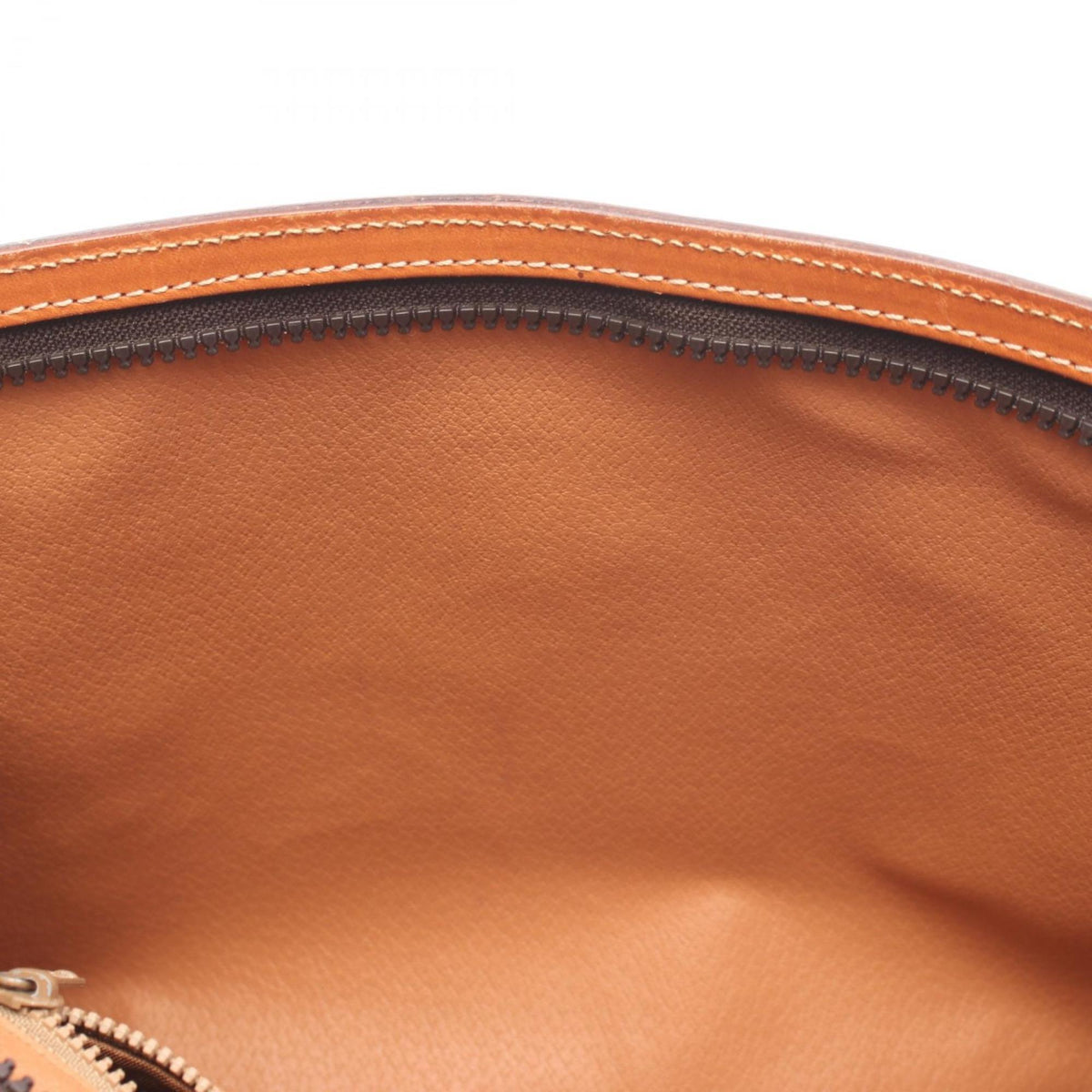 Celine Brown Coated Canvas Leather Clutch Bag Handbag (Pre-Owned)