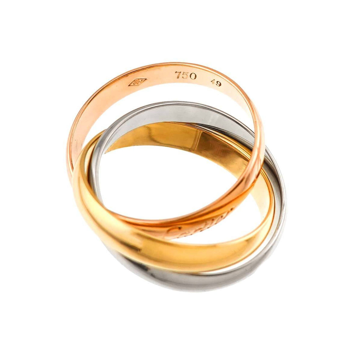 Cartier Yellow Gold (18K) Pink Gold (18K) White Gold (18K) Band Ring (Pre-Owned)