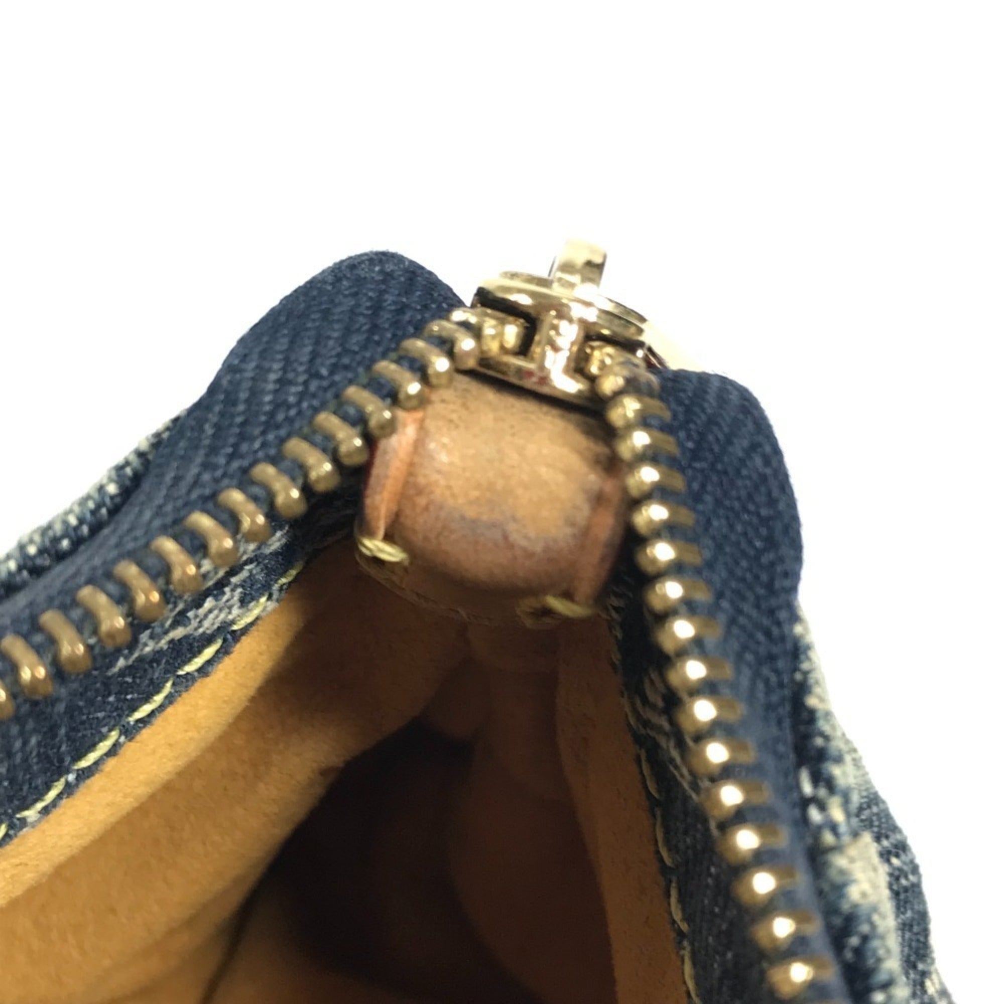 Louis Vuitton Monogram Denim Blue Monogram Denim Handbag (Pre-Owned)