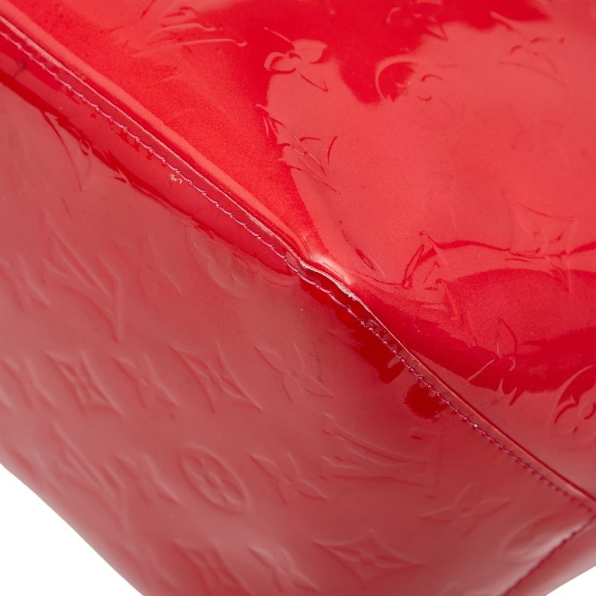 Louis Vuitton Monogram Vernis Rose Pop Patent Leather Handbag (Pre-Owned)