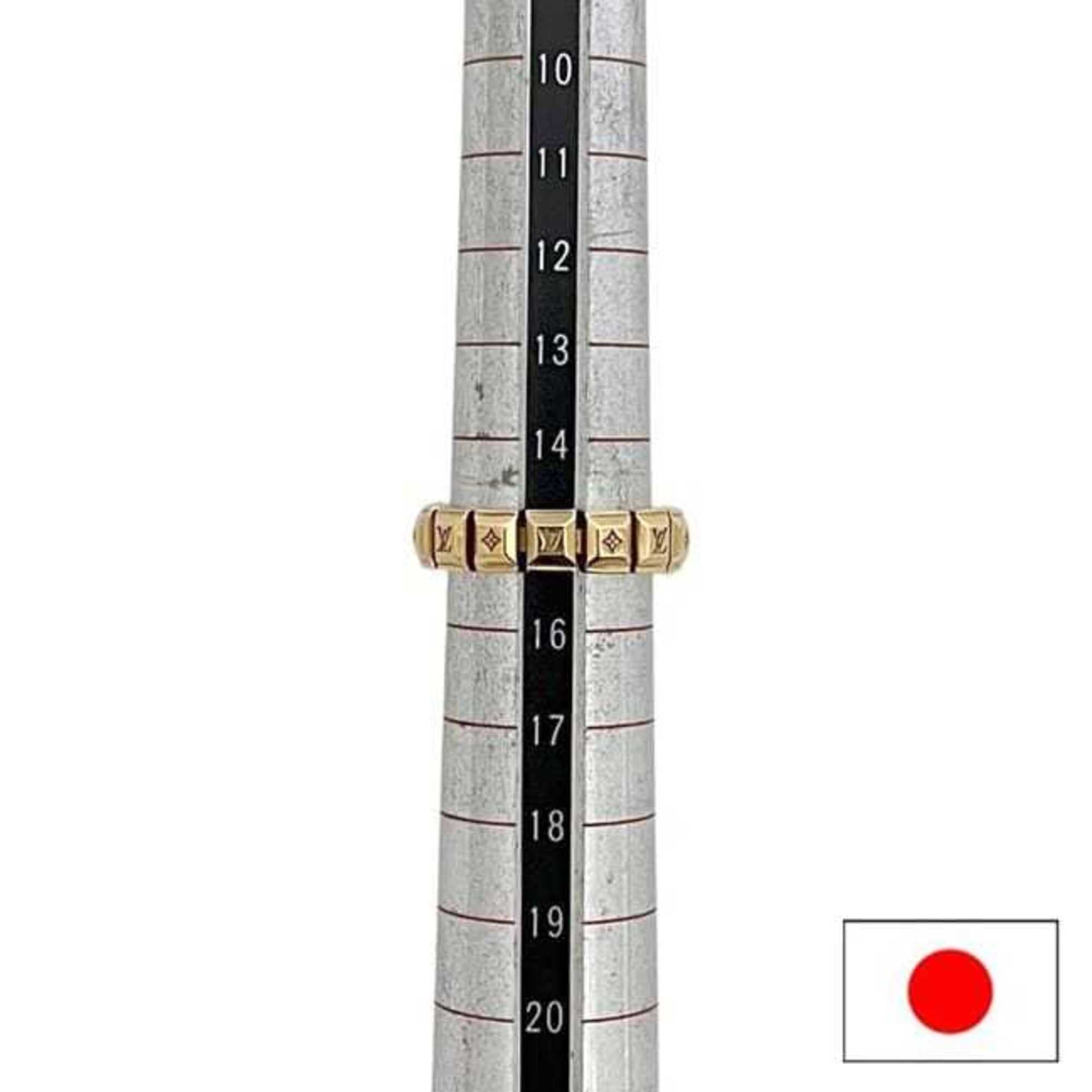 Louis Vuitton Gold Metal Band Ring (Pre-Owned)
