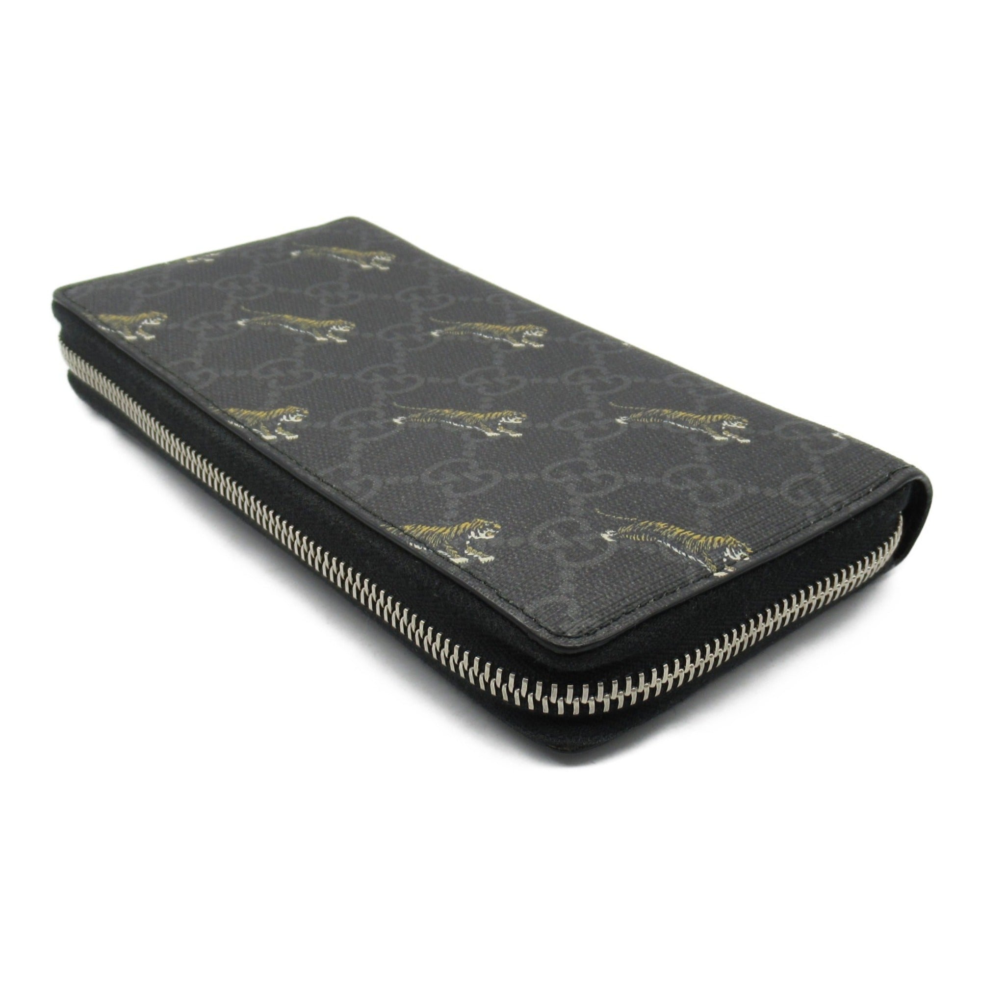 Gucci Black Leather Long Wallet (Bi-Fold) (Pre-Owned)
