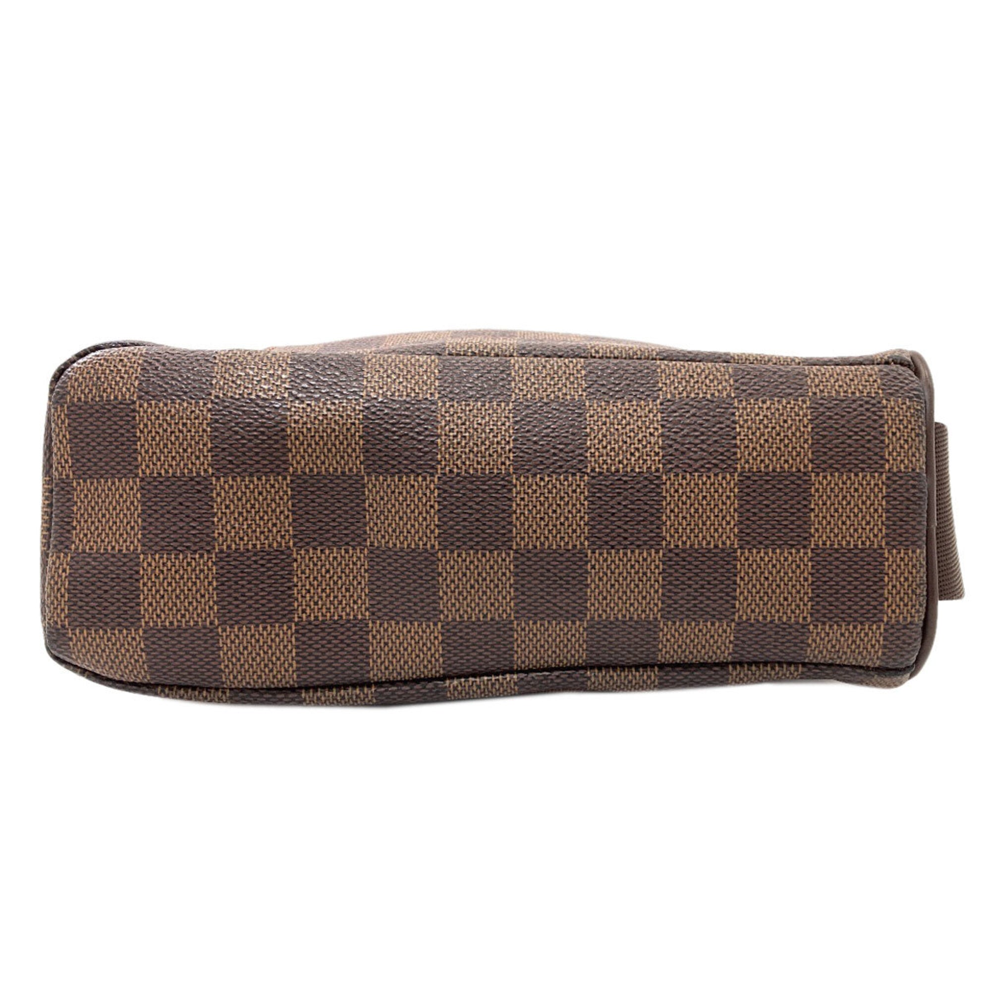 Louis Vuitton Damier Canvas Ebene Damier Canvas Shoulder Bag (Pre-Owned)
