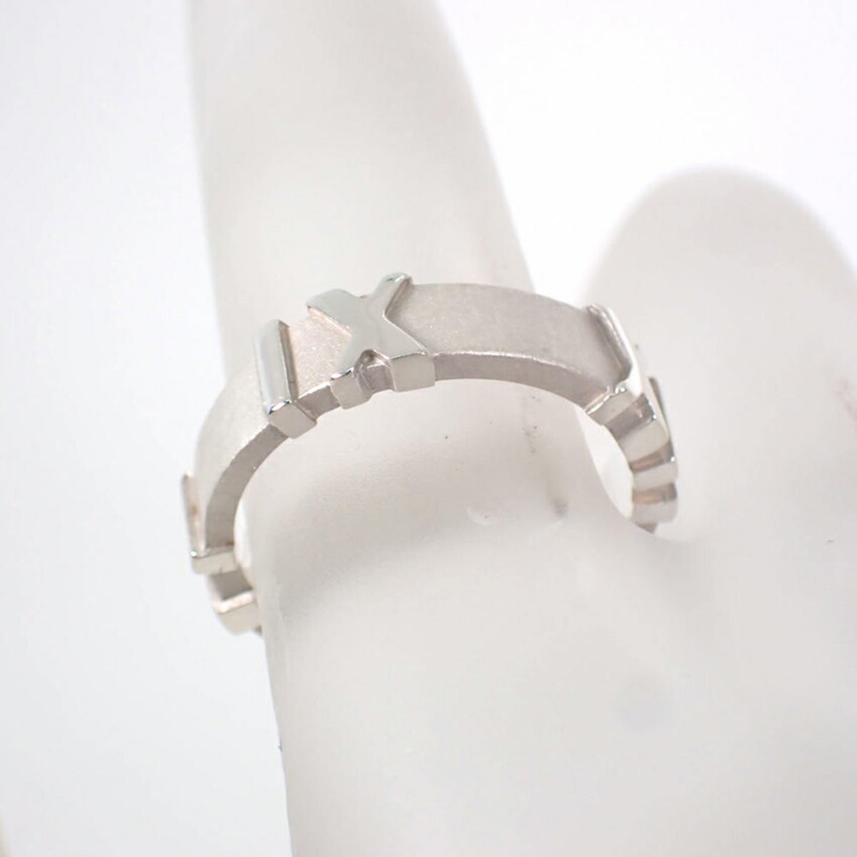 Tiffany Sterling Silver 925 Band Ring (Pre-Owned)