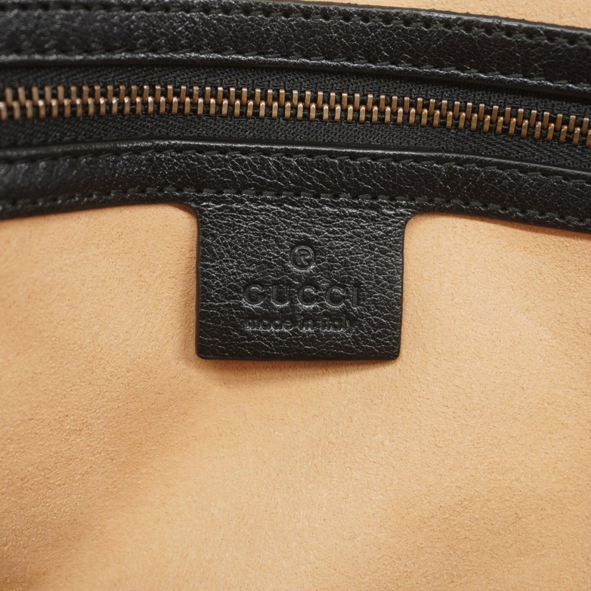 Gucci Black Leather Handbag (Pre-Owned)