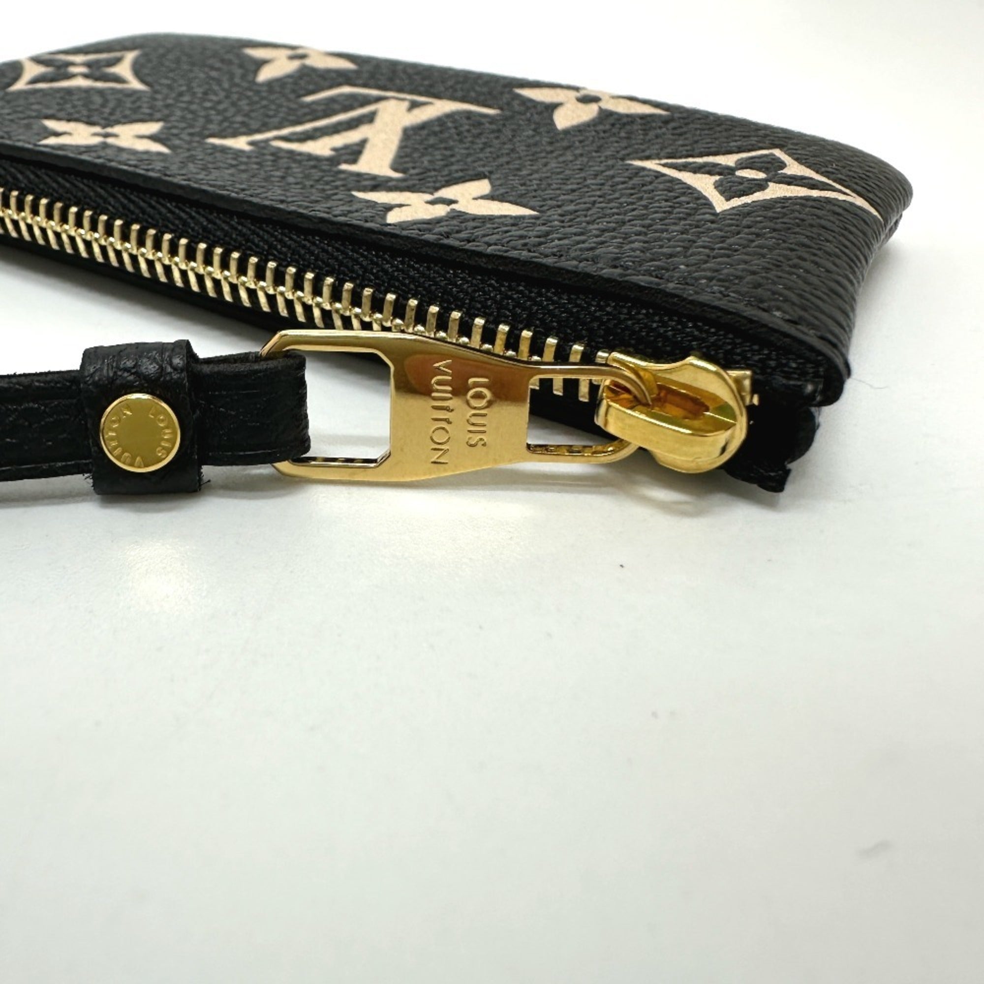 Louis Vuitton Monogram Empreinte Gold Black Monogram Empreinte Coin Purse/Coin Case (Pre-Owned)