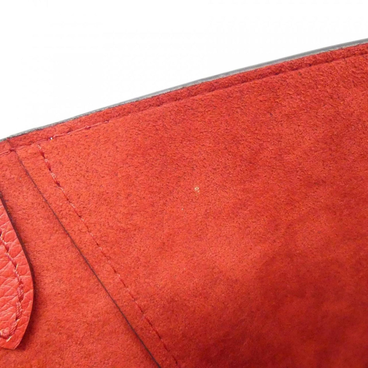 Louis Vuitton Red Color Ruby Leather Handbag (Pre-Owned)
