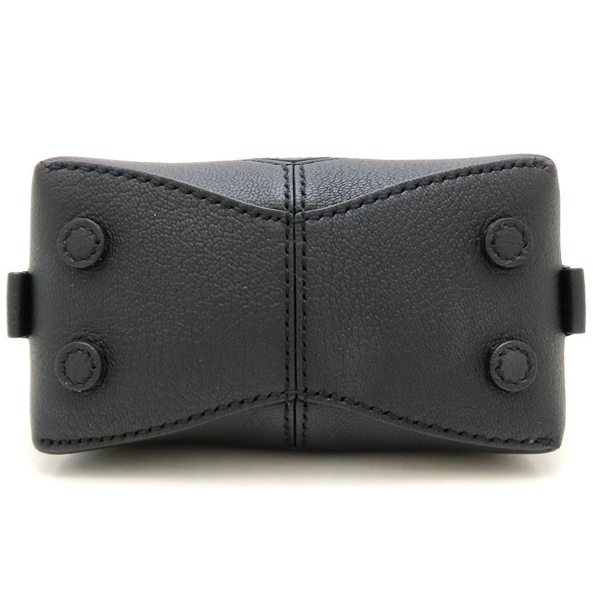 Tiffany Black Leather Shoulder Bag (Pre-Owned)