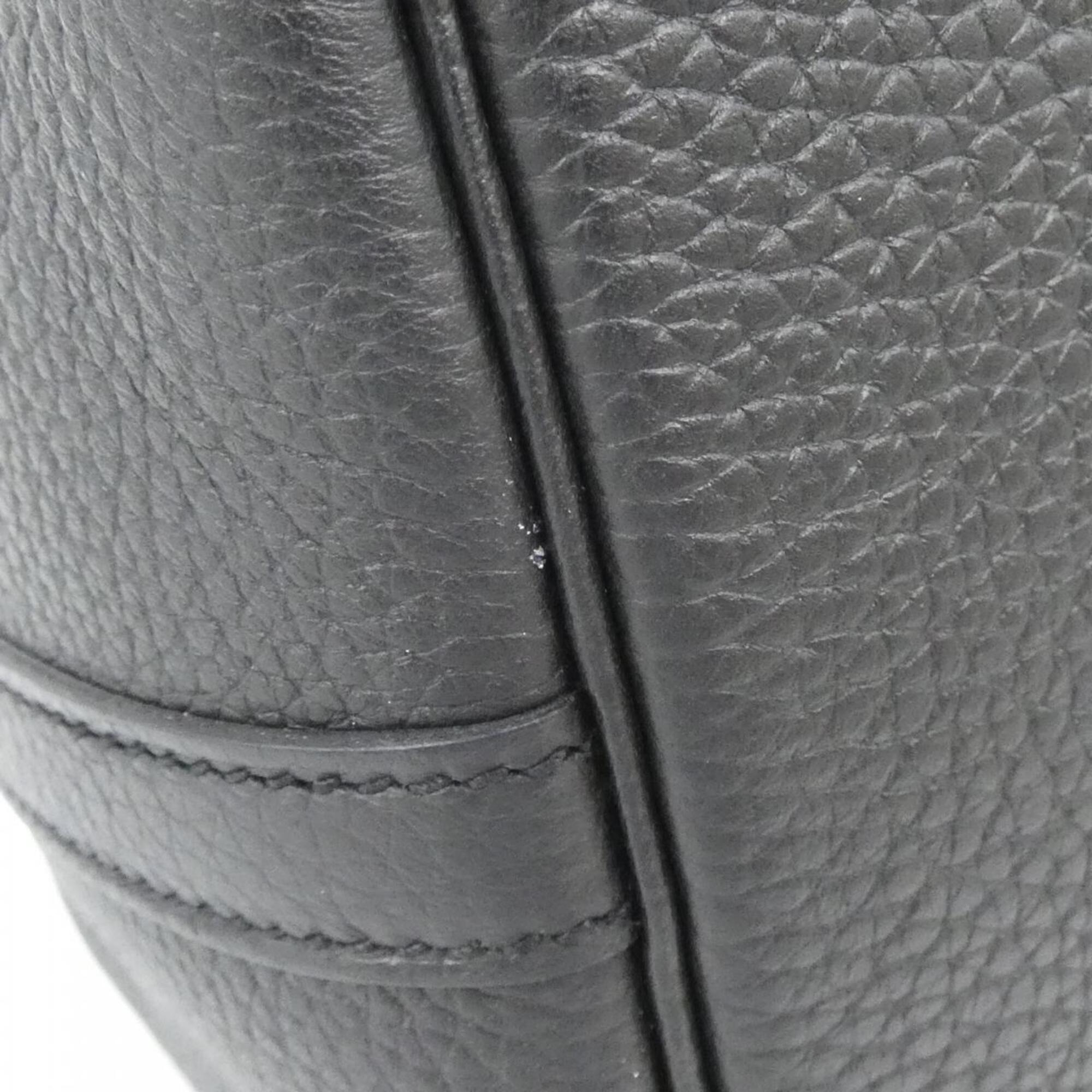 Hermes Picotin Black Taurillon Clemence Leather Handbag (Pre-Owned)