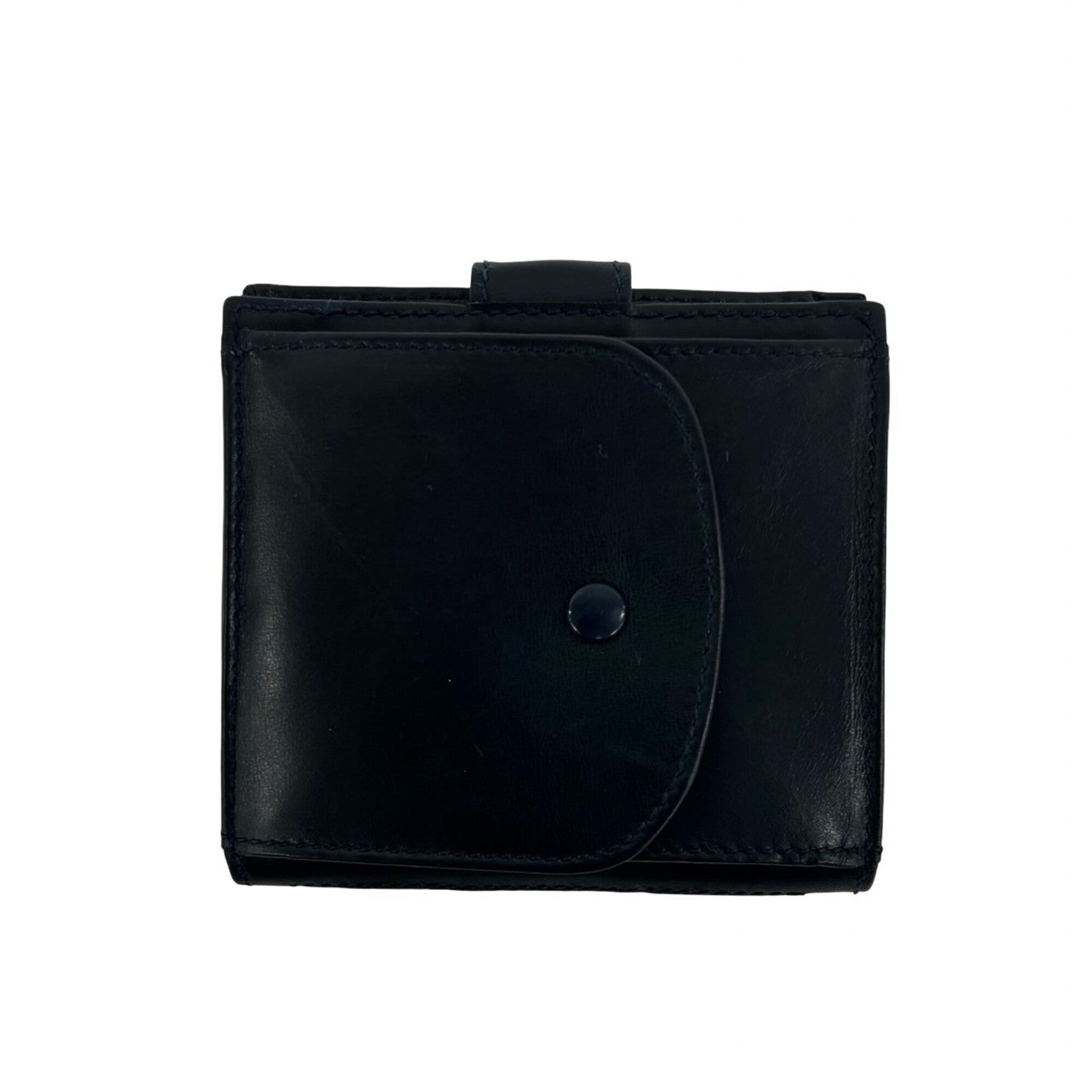 Gucci Navy Red Color Pvc Leather Wallet (Bi-Fold) (Pre-Owned)