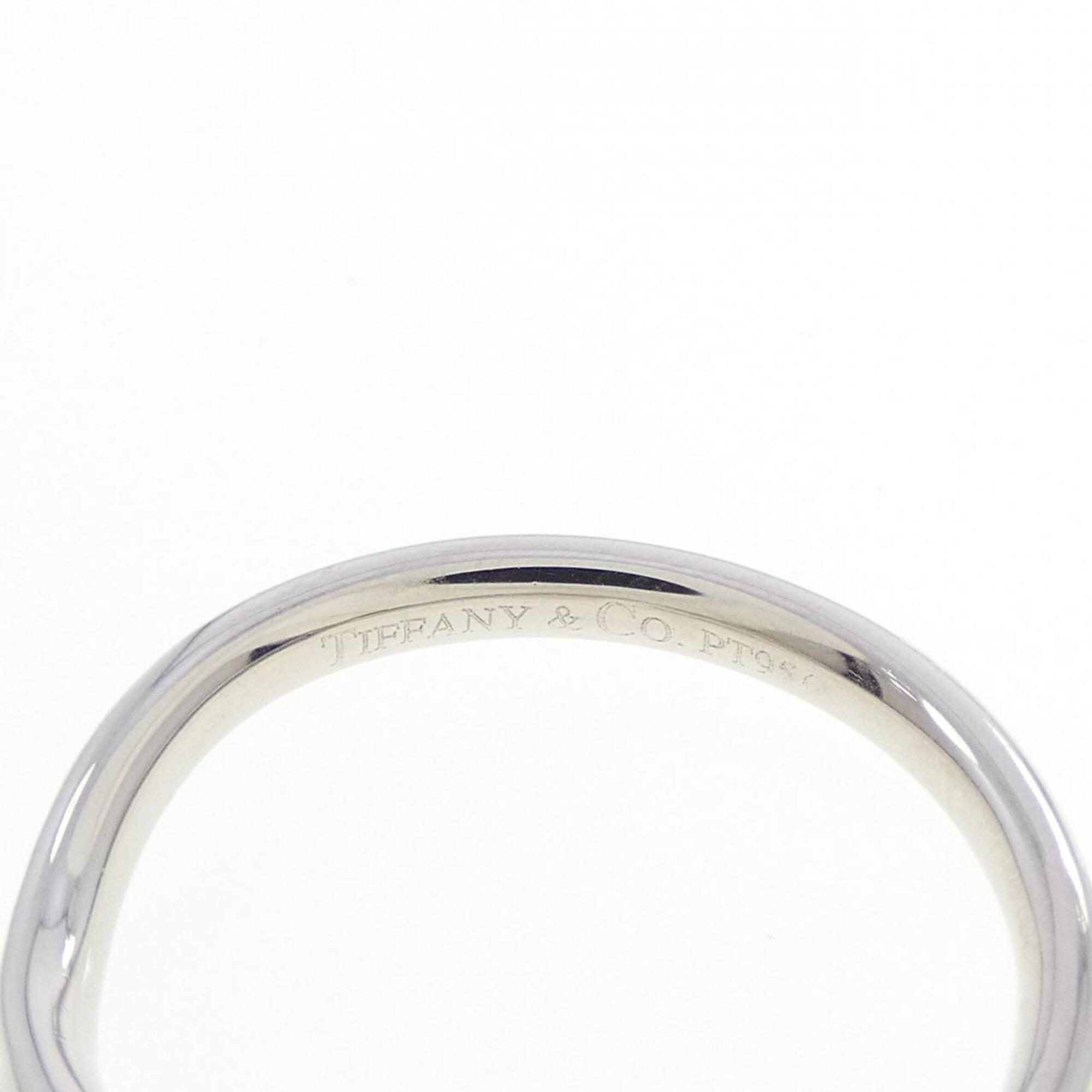 Tiffany Platinum Platinum 950 Band Ring (Pre-Owned)