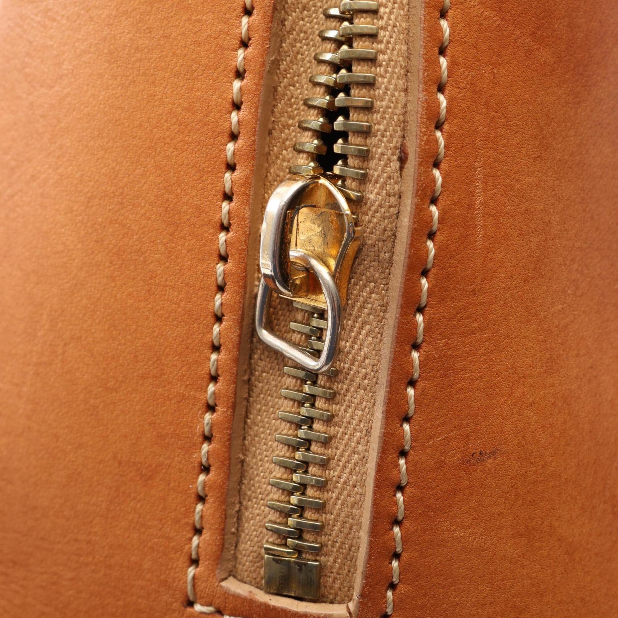 Celine Beige Coated Canvas Leather Handbag (Pre-Owned)