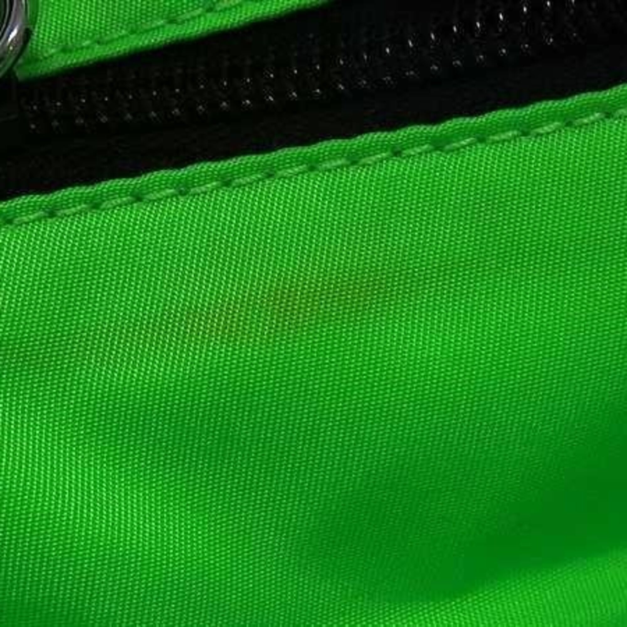 Prada Black Green Nylon Backpack (Pre-Owned)
