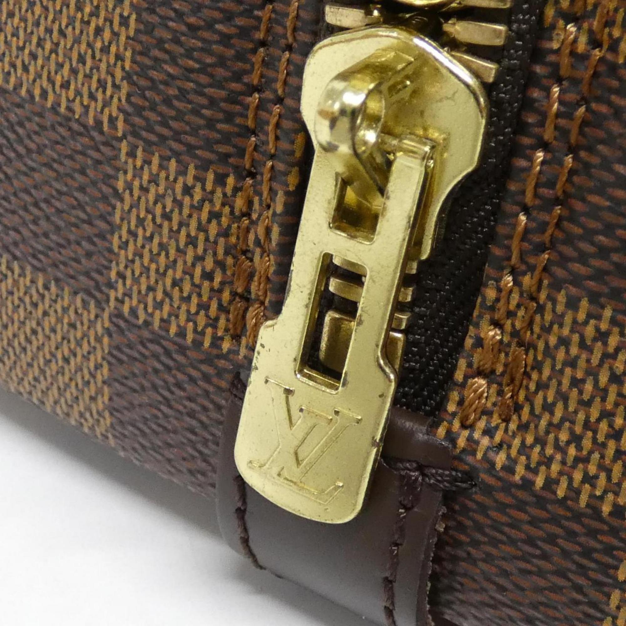 Louis Vuitton Ebene Coated Canvas Boston Bag (Pre-Owned)