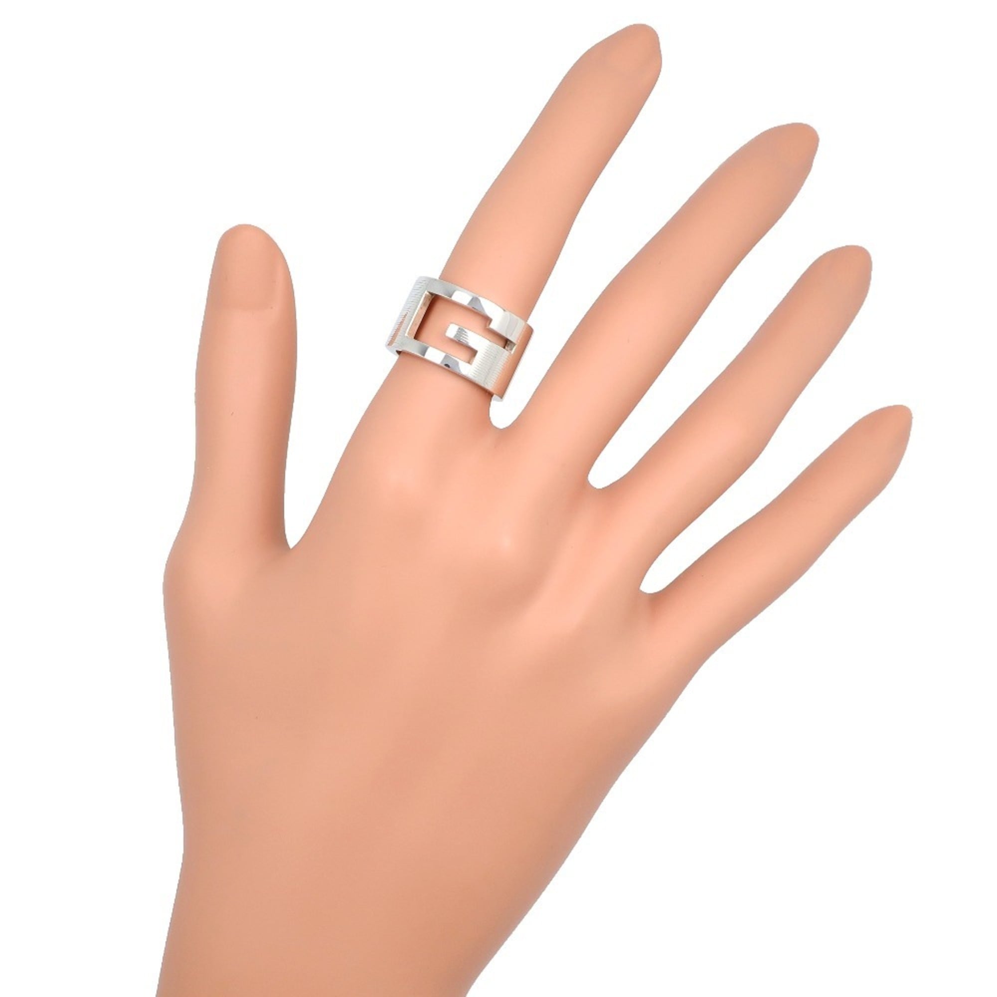 Gucci Silver 925 Band Ring (Pre-Owned)