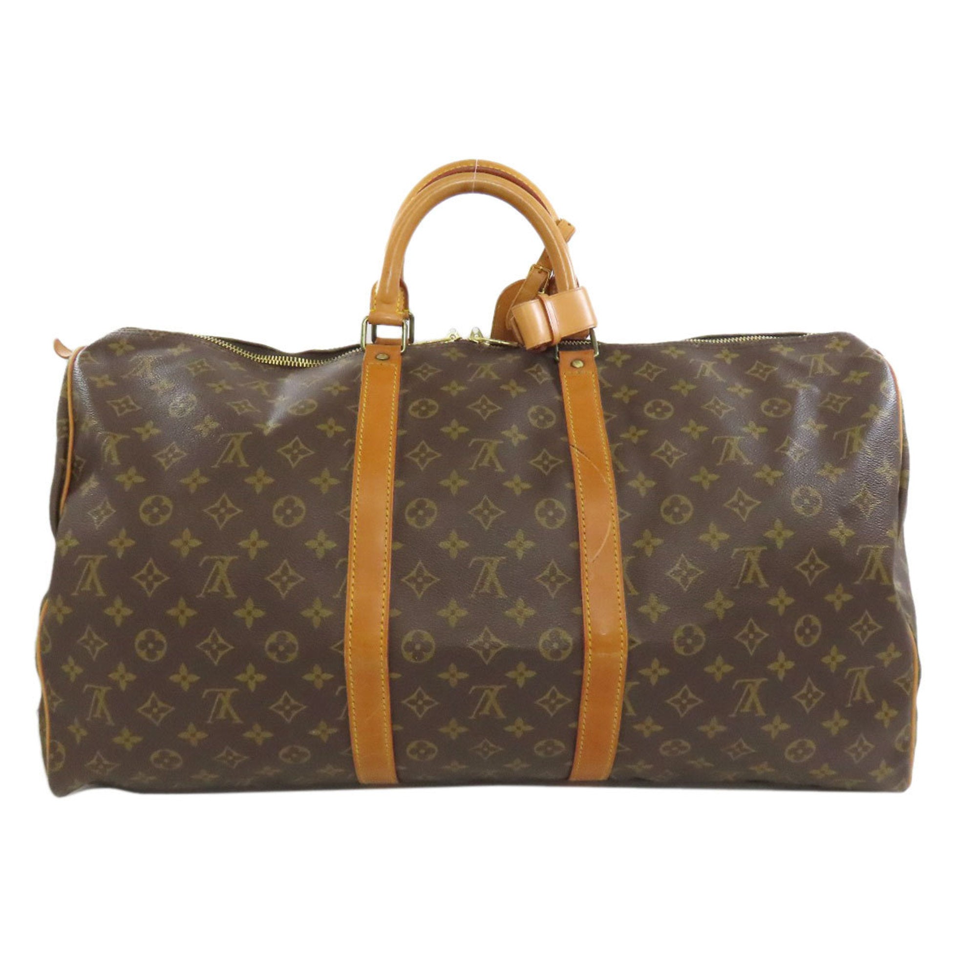 Louis Vuitton Brown Monogram Monogram Canvas Boston Bag (Pre-Owned)
