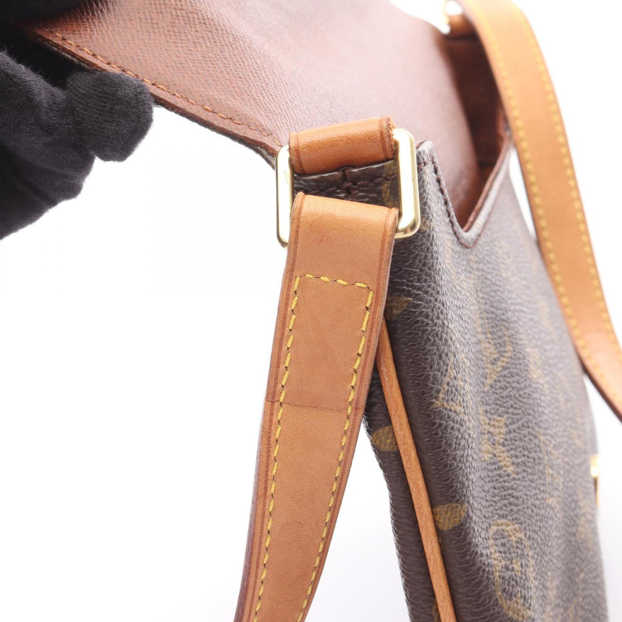 Louis Vuitton Brown Coated Canvas Pvc Leather Handbag Shoulder Bag (Pre-Owned)