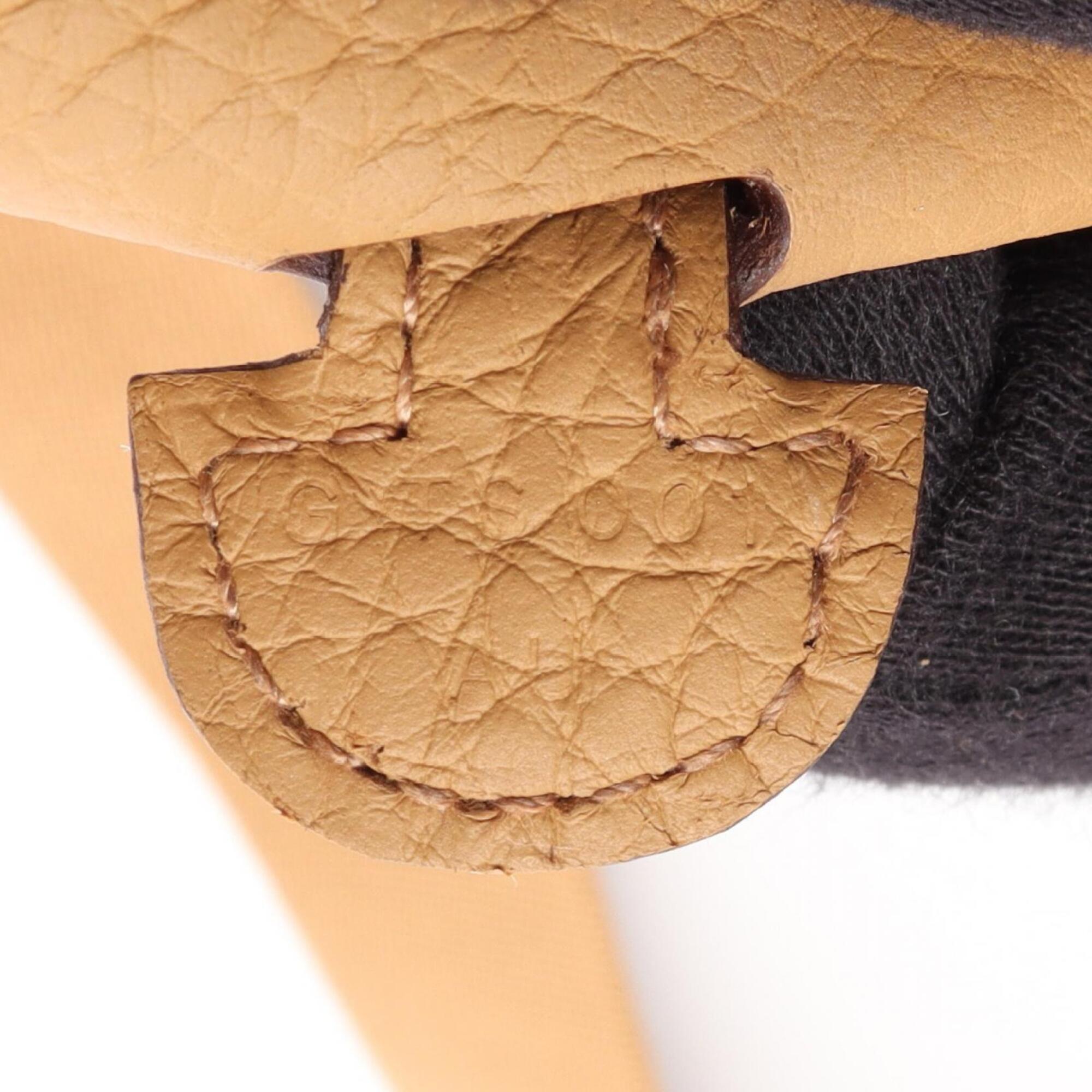 Hermes Beige Taurillon Clemence Leather Shoulder Bag (Pre-Owned)