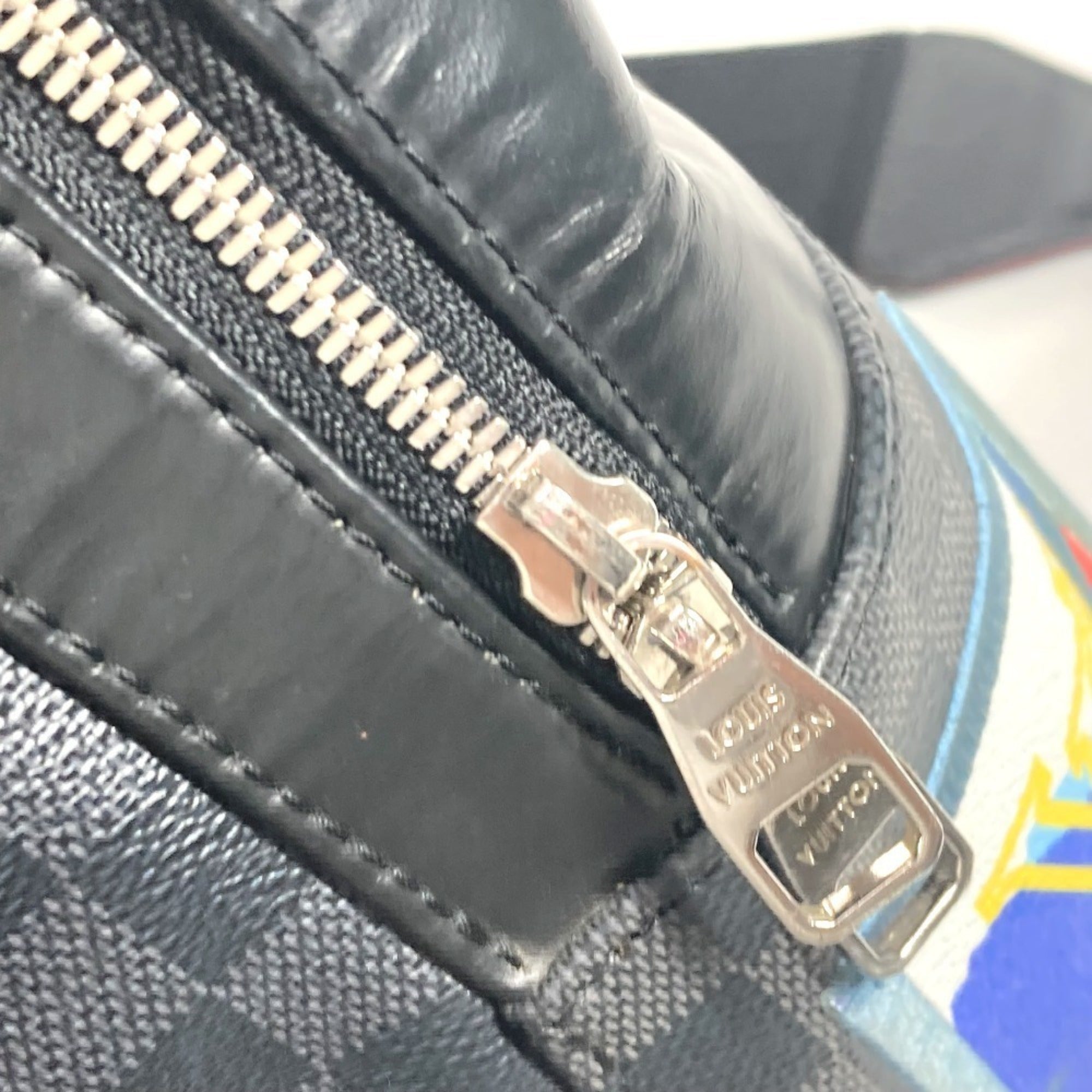 Louis Vuitton Black Damier Graphite Backpack (Pre-Owned)