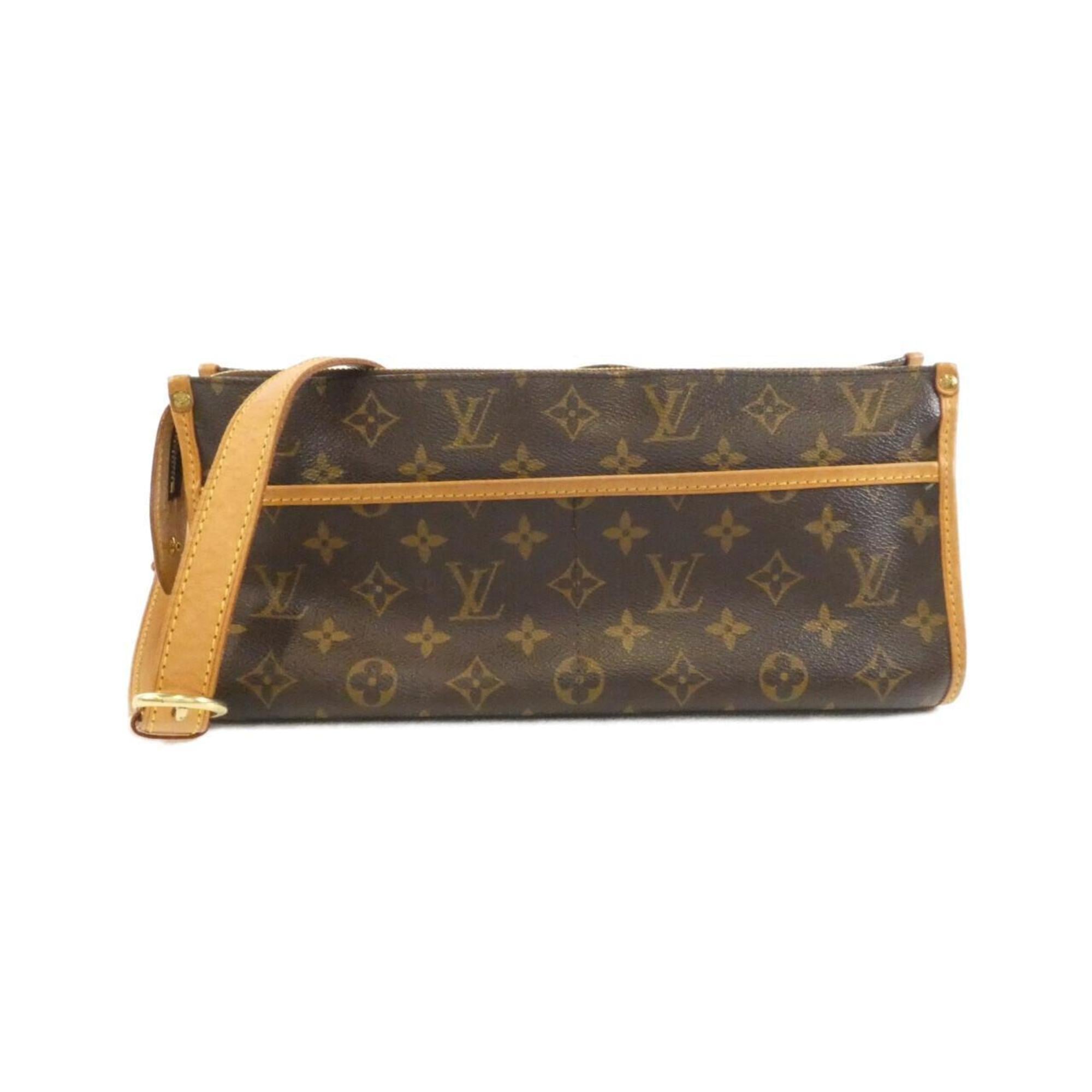 Louis Vuitton Brown Coated Canvas Shoulder Bag (Pre-Owned)