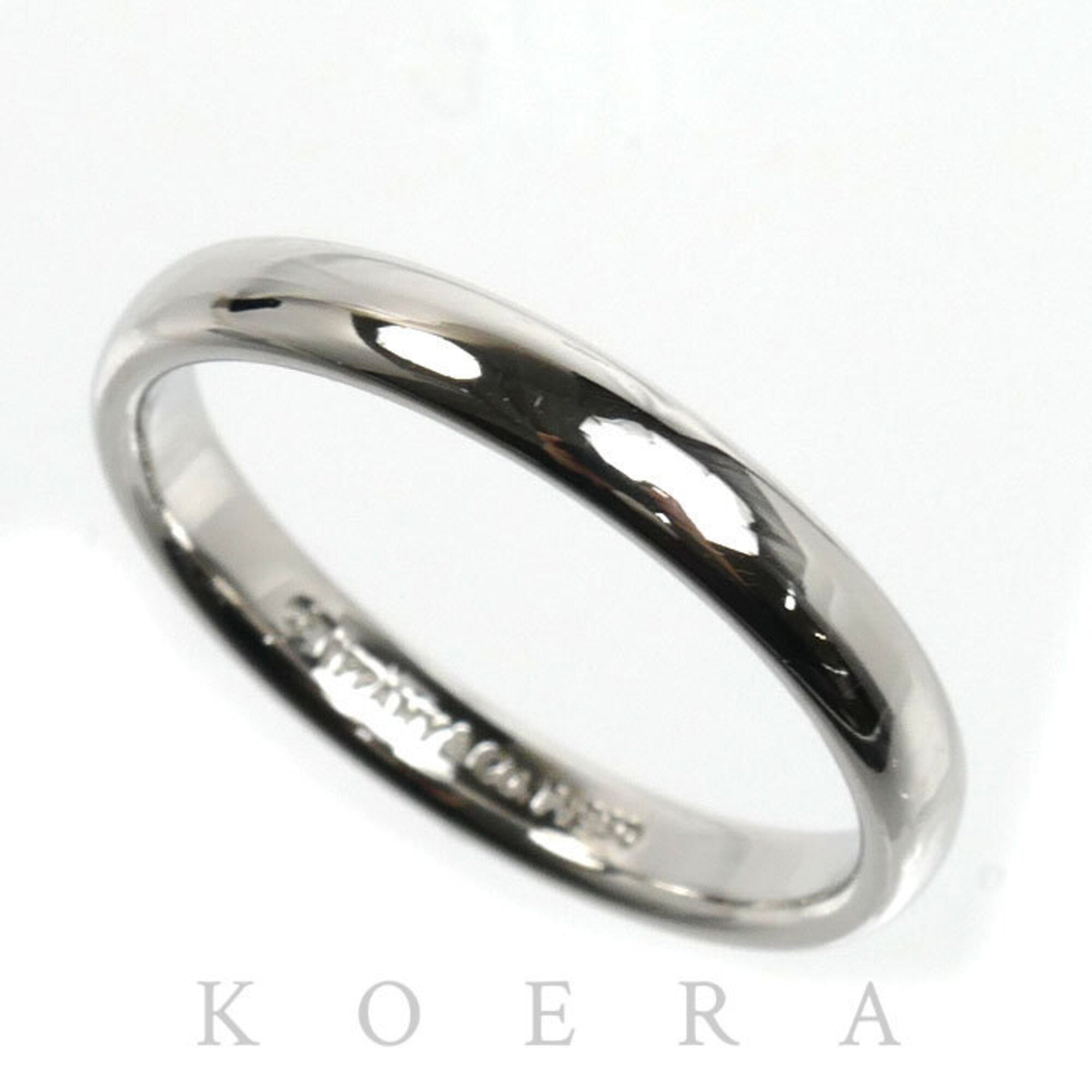 Tiffany Platinum 950 Band Ring (Pre-Owned)