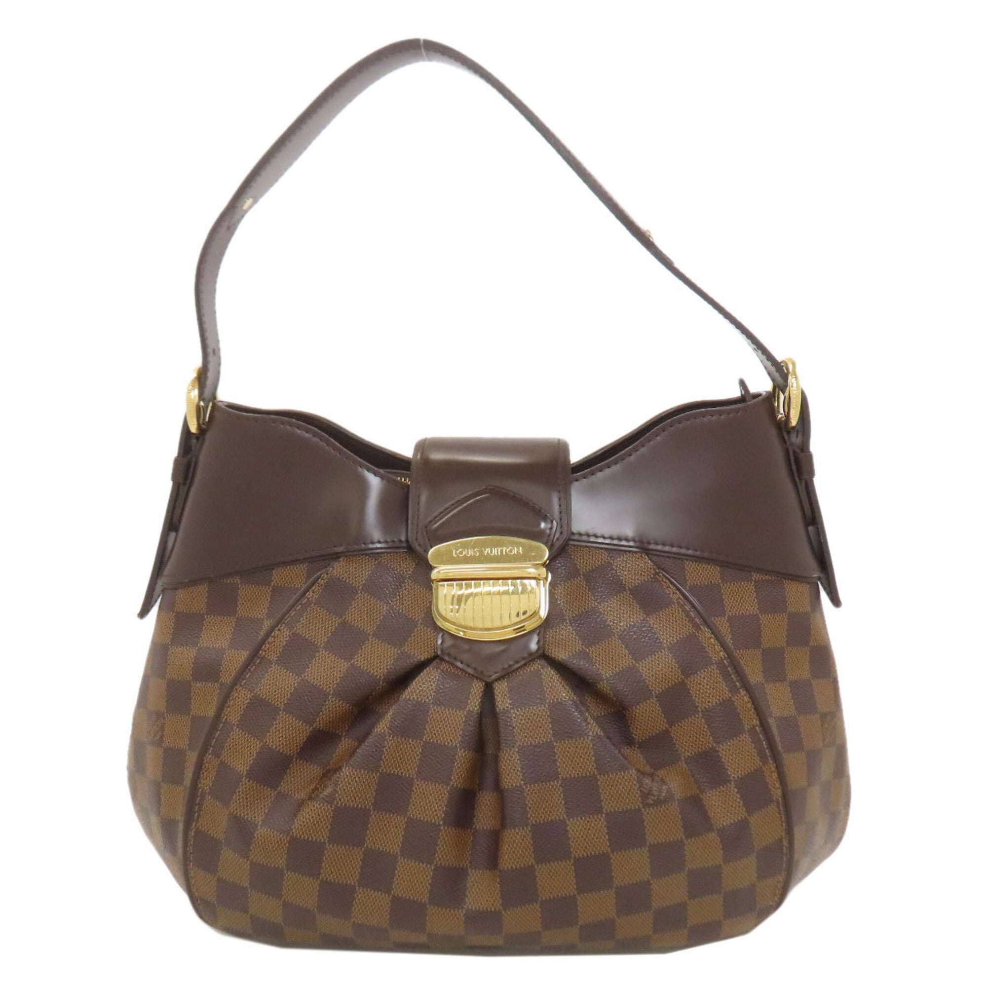 Louis Vuitton Damier Canvas Ebene Damier Canvas Shoulder Bag (Pre-Owned)