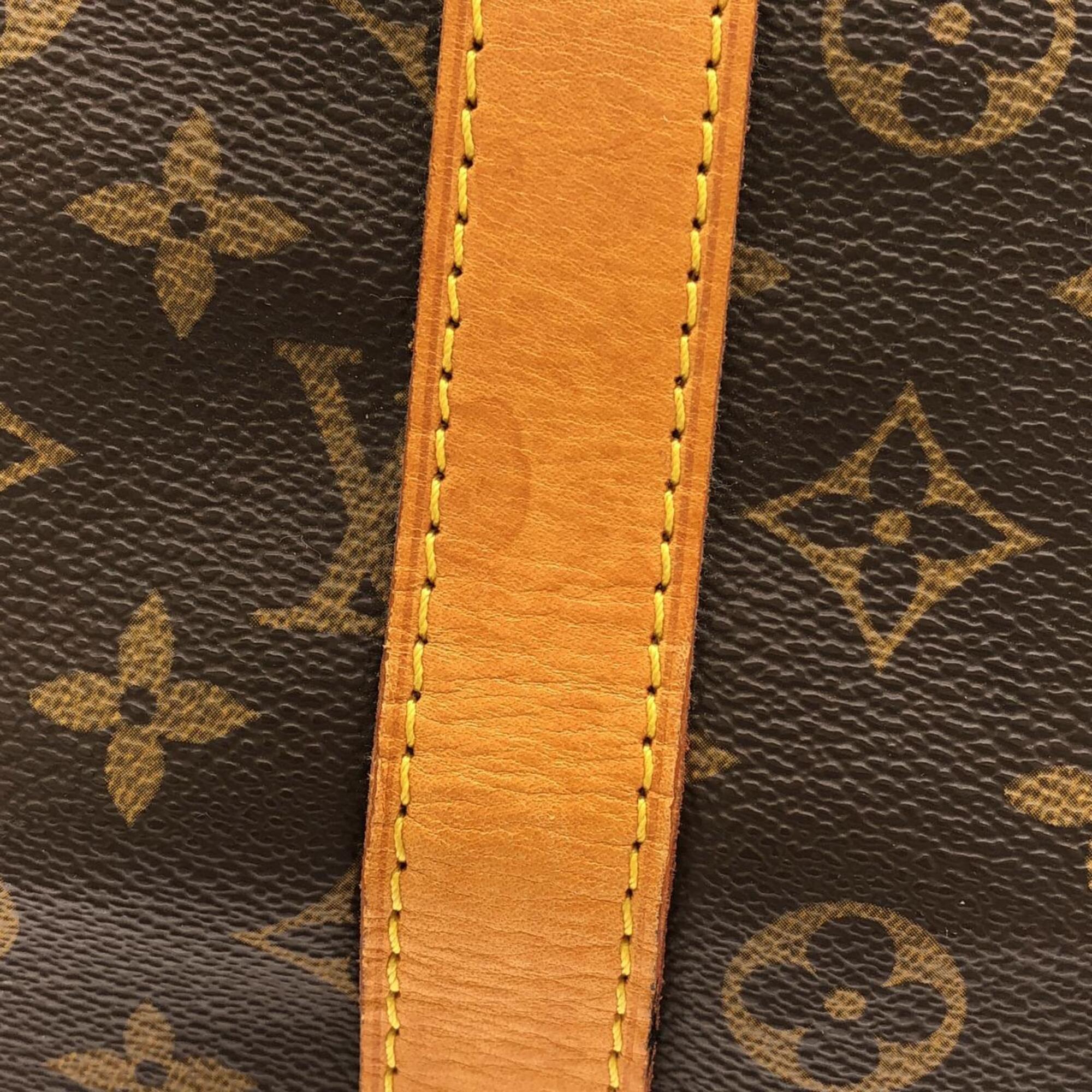 Louis Vuitton Brown Coated Canvas Boston Bag (Pre-Owned)