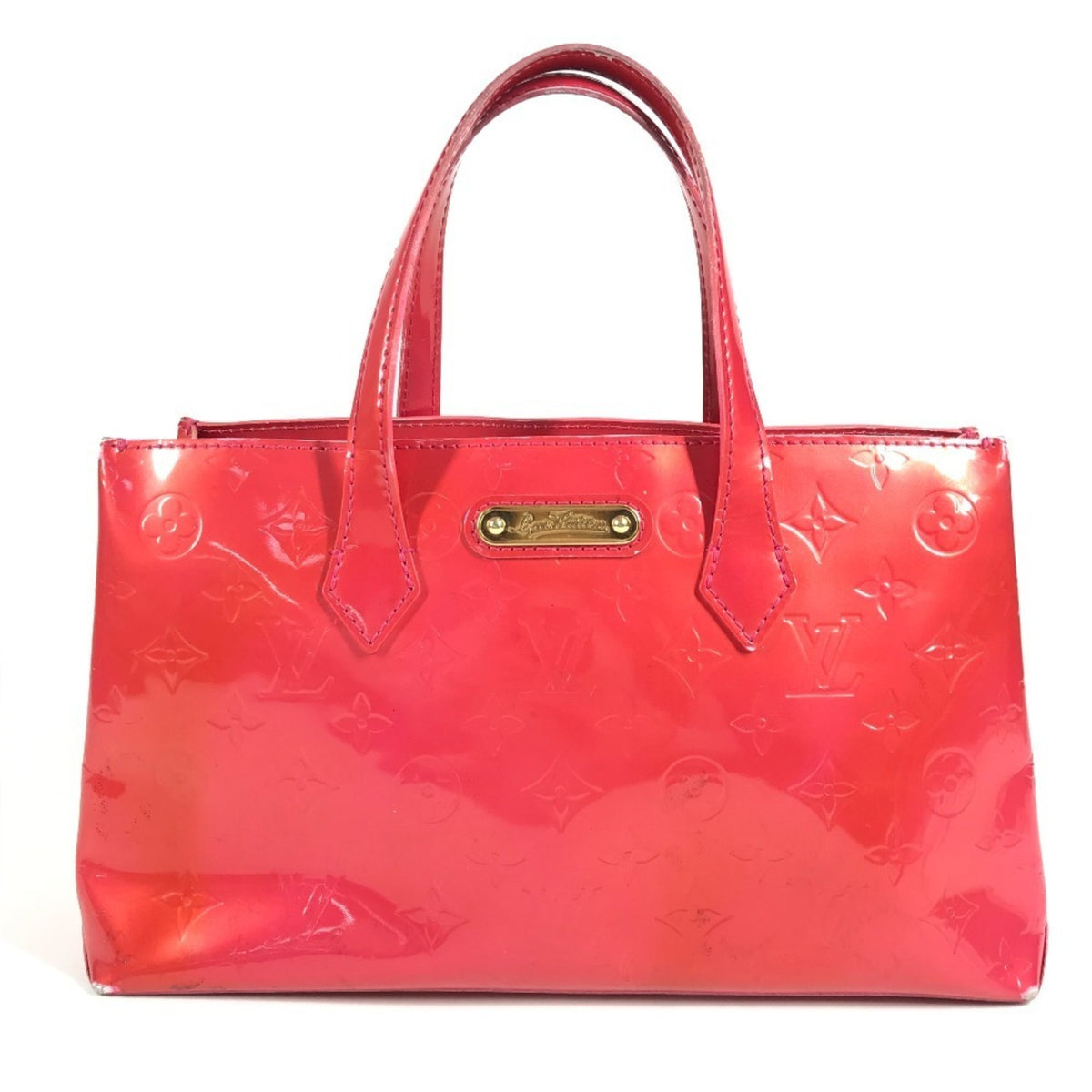 Louis Vuitton Pink Rose Pop Monogram Vernis Canvas Handbag Tote Bag (Pre-Owned)