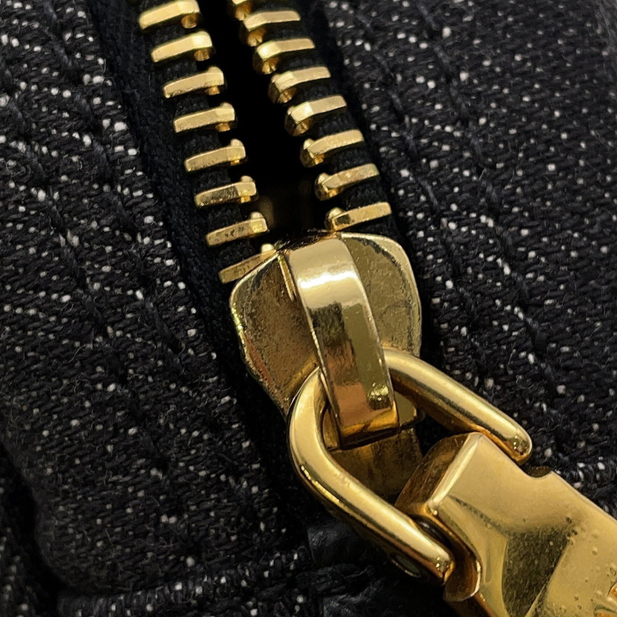Prada Black Denim Handbag Pouch (Pre-Owned)