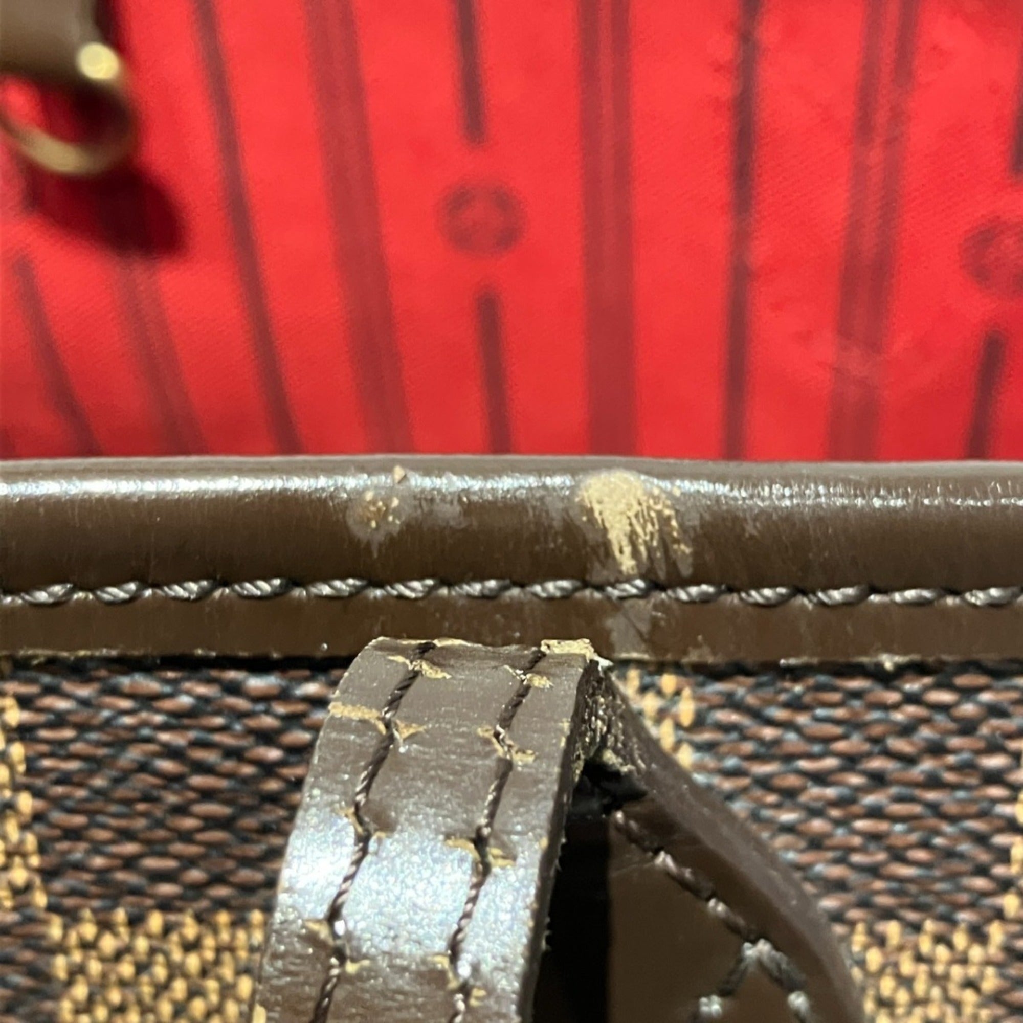 Louis Vuitton Brown Damier Canvas Tote Bag (Pre-Owned)