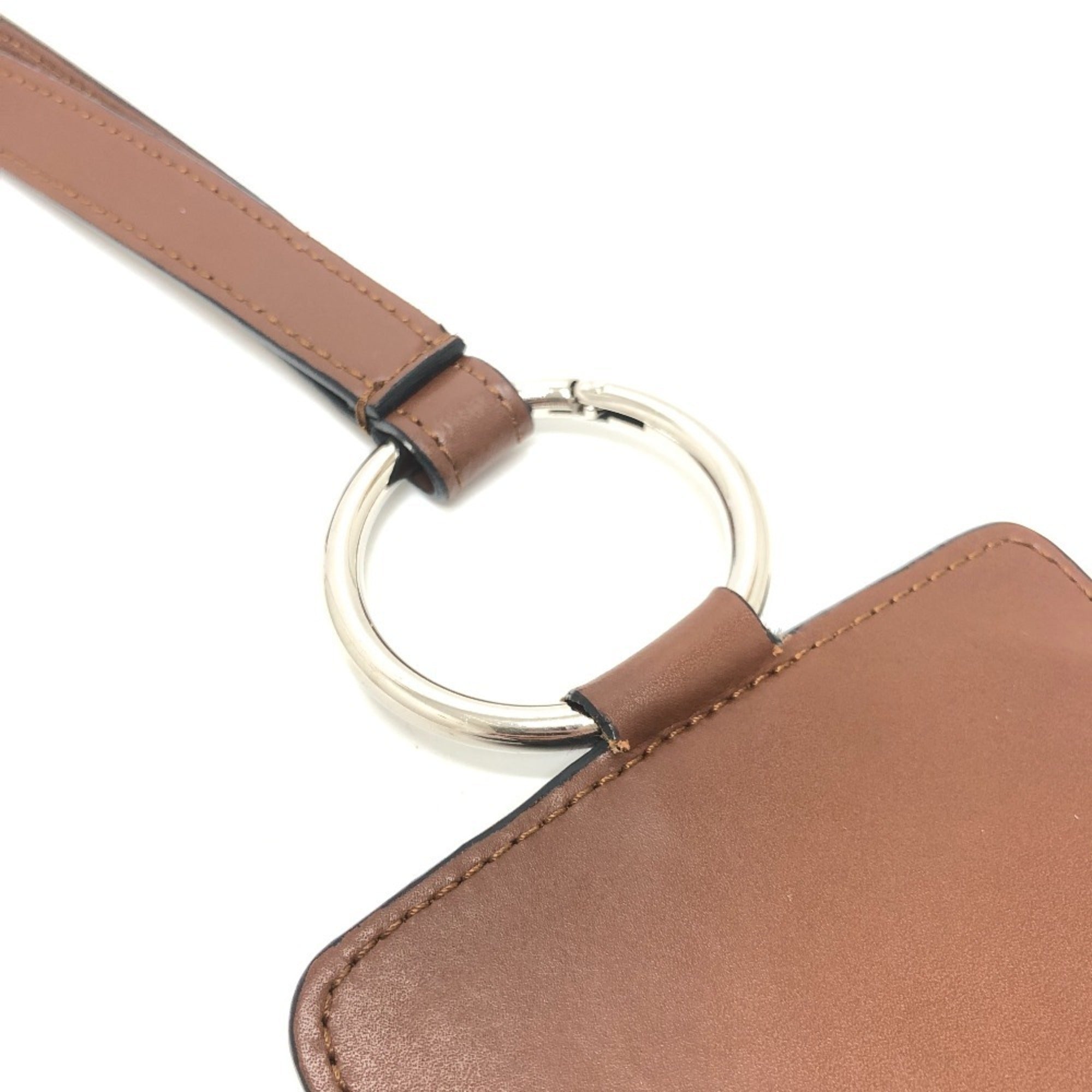 Valentino Brown Leather Shoulder Bag (Pre-Owned)