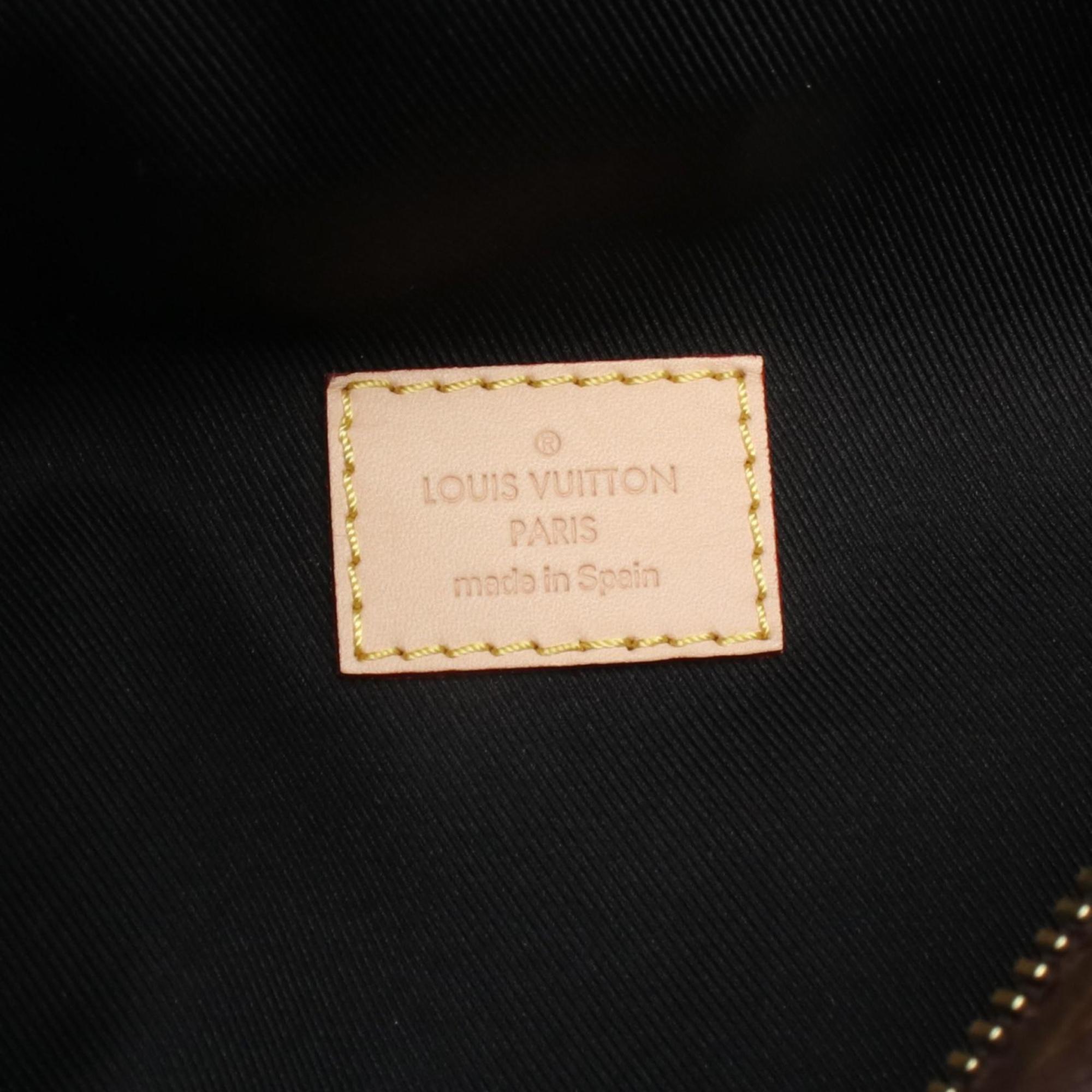 Louis Vuitton Brown Coated Canvas Leather Fanny Pack (Pre-Owned)