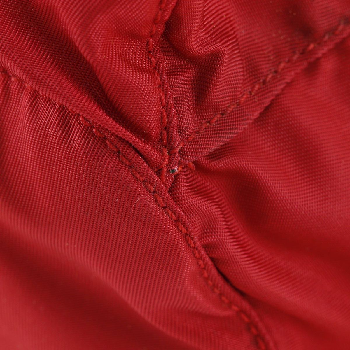 Prada Red Color Nylon Backpack (Pre-Owned)