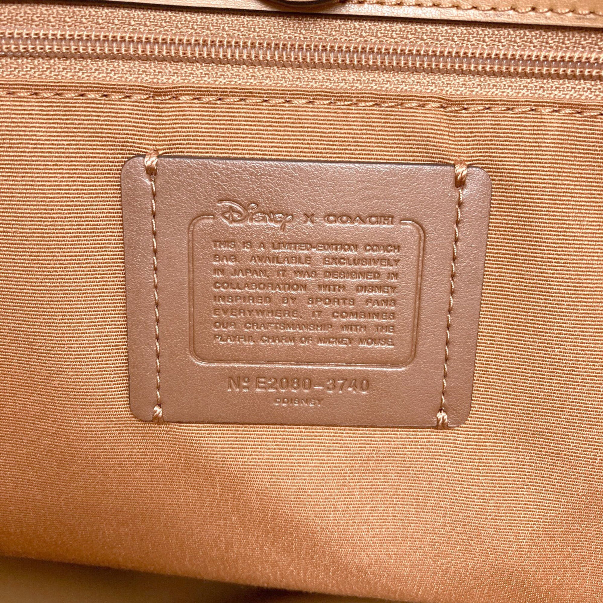 Coach White Leather Tote Bag (Pre-Owned)
