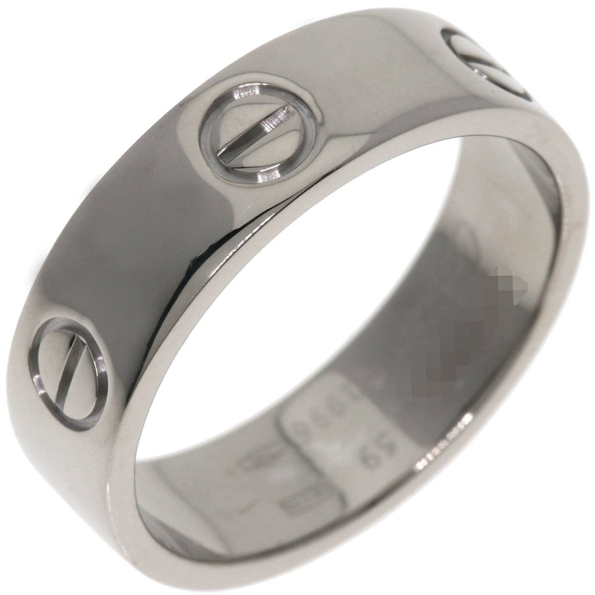 Cartier White Gold White Gold (18K) Band Ring (Pre-Owned)